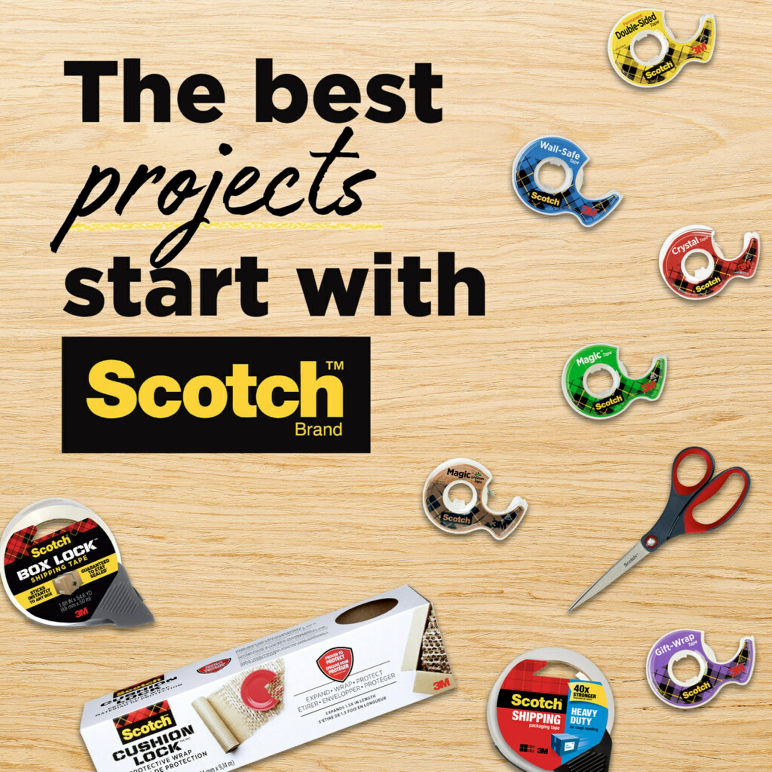 Scotch Deluxe Tape Dispenser - Heavy Duty Desktop Tape Gun with Smooth Cutting Edge, Black (C24) - Perfect for Office, Shipping, Packaging & Craft Projects