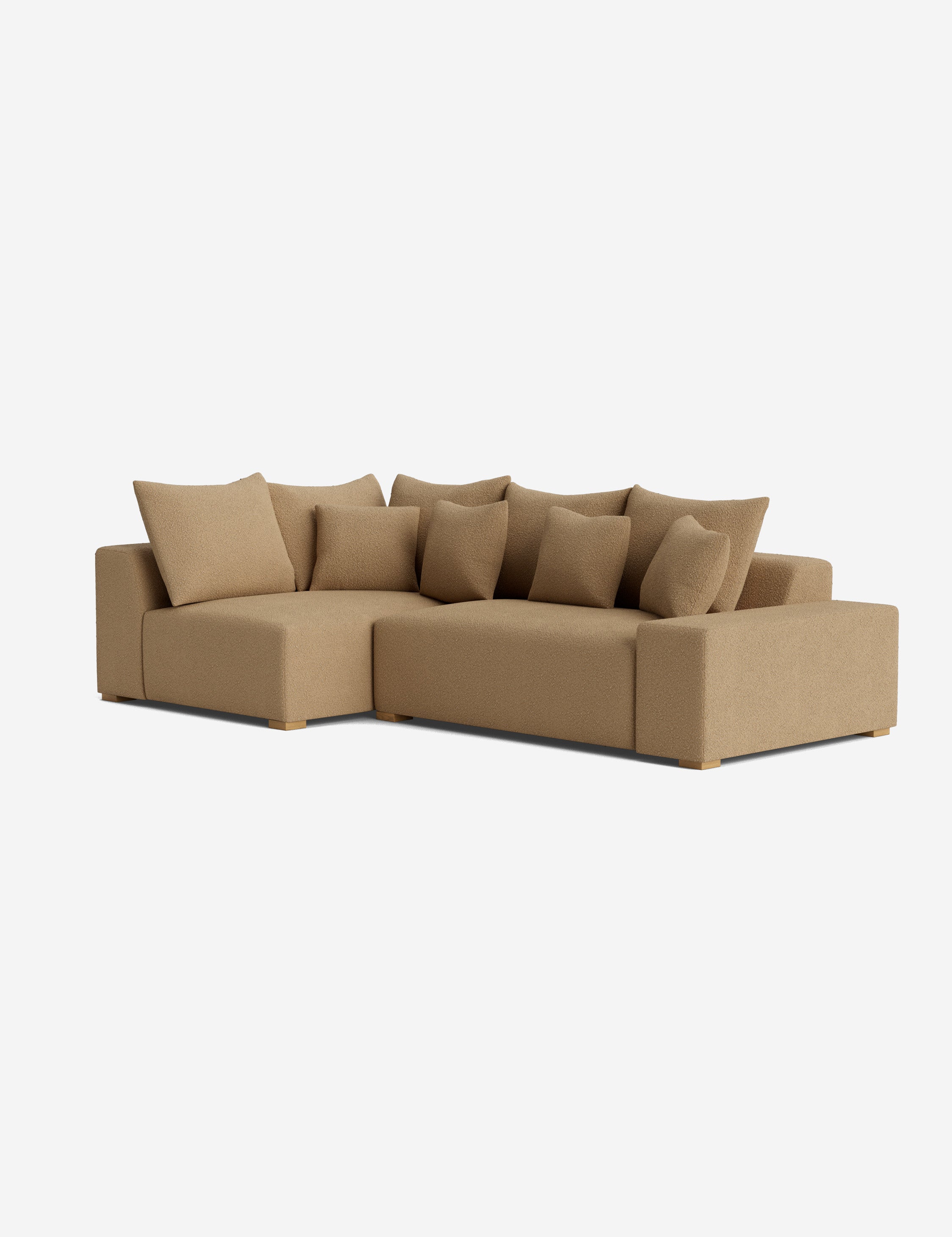 Modern Clayton Sectional Sofa - Comfortable L-Shaped Couch for Living Room, Family Room & Home Theater | Durable Upholstery & Stylish Design