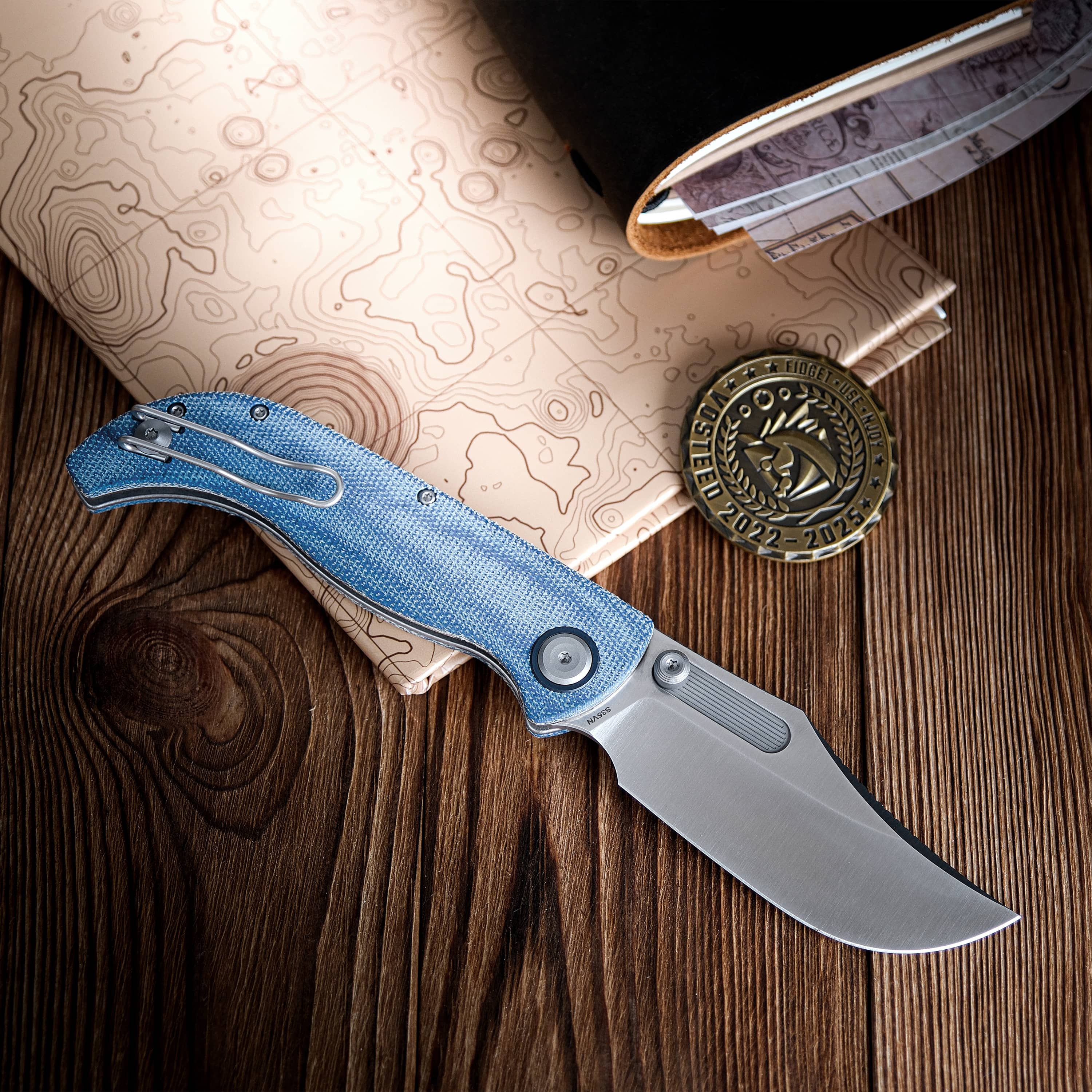 Naga Top Liner Lock Folding Knife - 3.47