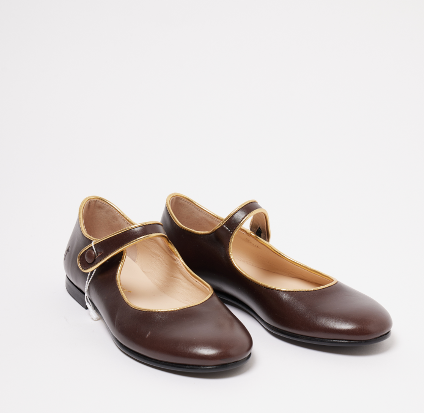 Bonpoint Cafe Leather Mary Jane Shoes for Girls - Classic Comfortable Toddler & Kids Dress Shoes for Weddings, Parties & Special Occasions