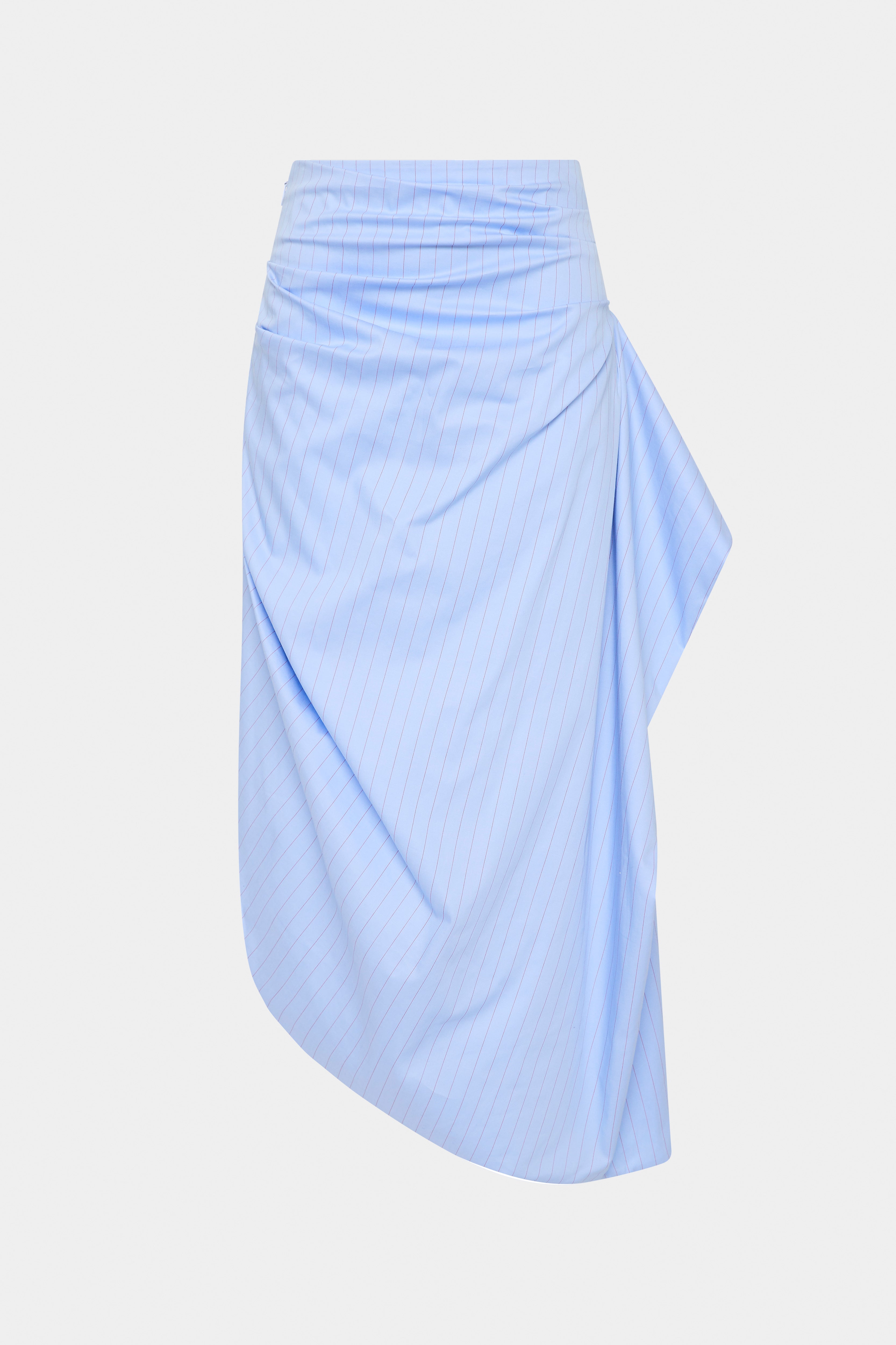 Lori Midi Skirt Sky Blue - Flowy A-Line Women's Skirt for Casual Wear, Office & Summer Outfits
