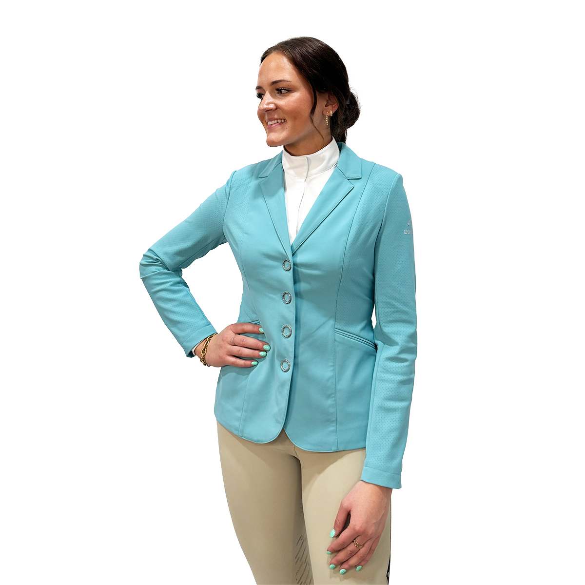 Equiline Women's Gamtig BX Tech Show Coat - Waterproof Winter Jacket with Fleece Lining for Outdoor Activities & Horse Riding