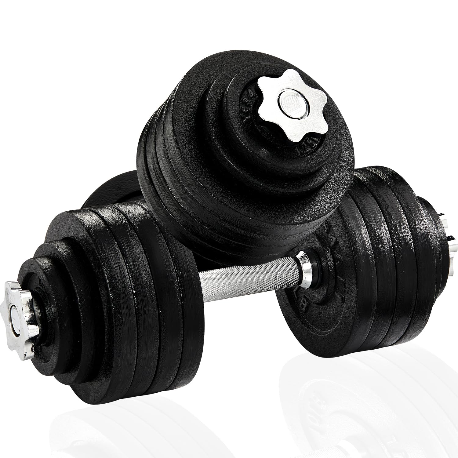 Yes4All Adjustable Dumbbell Set 40-200lbs with Weight Plates & Connector - Home Gym Strength Training Equipment for Men & Women - Perfect for Weightlifting, CrossFit, and Full-Body Workouts