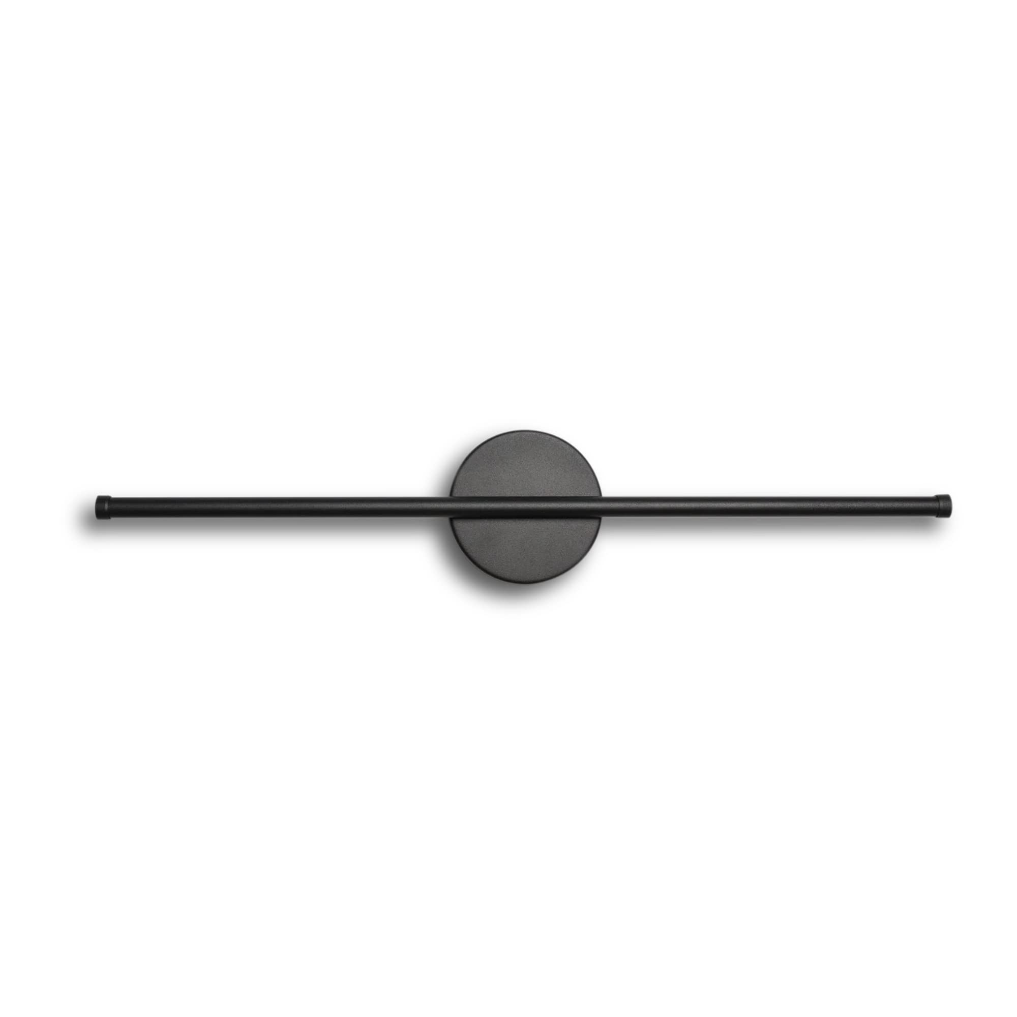 Modern LED Wall Sconce Light Fixture - Dimmable 2700-6500K with Remote Control - Black (25.5 Inch) - Perfect for Bathroom Vanity, Bedroom, Living Room & Home Office Lighting - Hardwired Installation for Stylish Ambient & Task Lighting