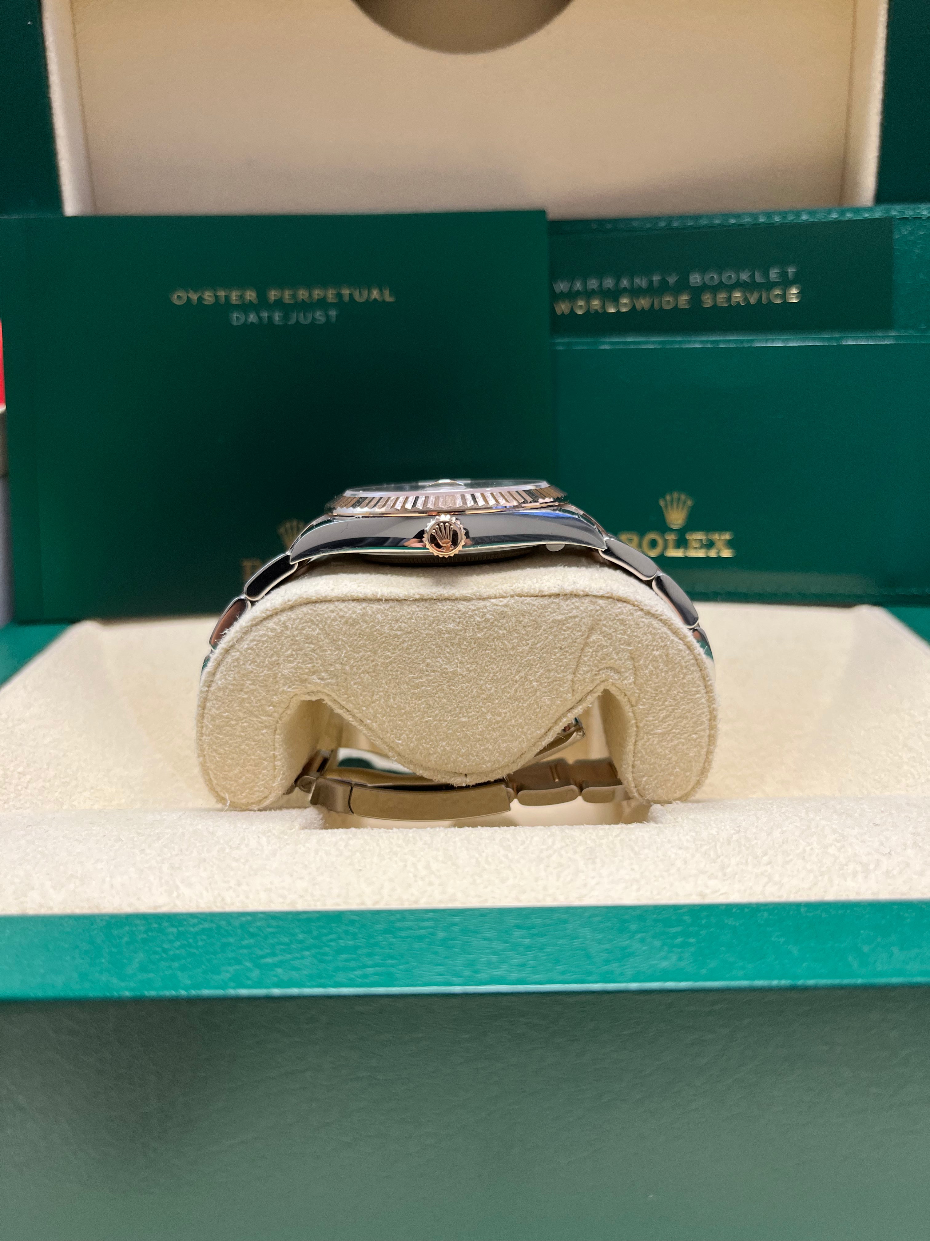 Rolex Datejust 41 Men's Watch - Oyster Bracelet, Chocolate Dial, Fluted Bezel (Ref #126331) | Luxury Automatic Timepiece for Business, Formal Events & Special Occasions