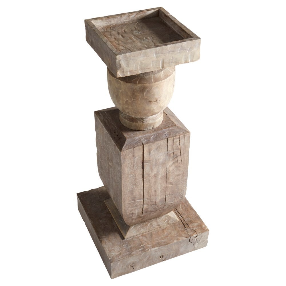 Cyan Design 11290 Weathered Grey Large Control Sculpture - Modern Home Decor for Living Room, Office & Garden