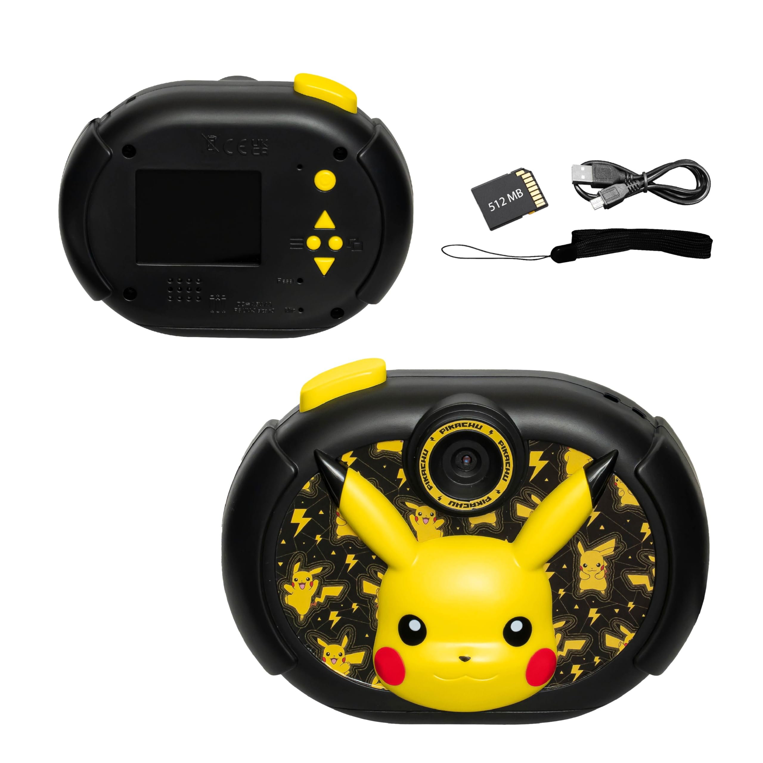 Pokemon Kids Camera with 32GB SD Card - Digital Camera for Children with Video Recording & Built-in Stickers - Perfect Gift for Pokemon Fans - Great for Birthday Parties, Travel & Creative Play