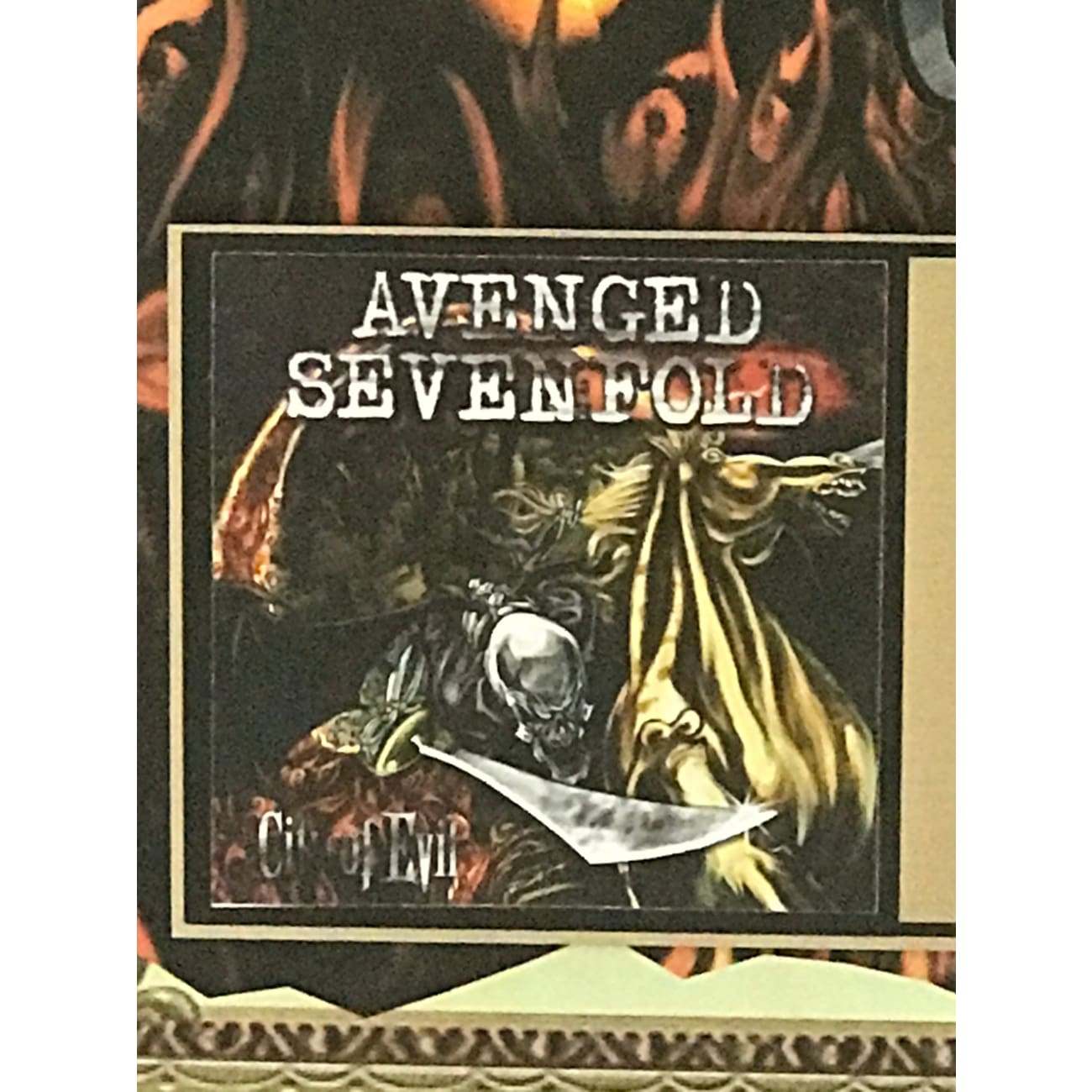 Avenged Sevenfold City Of Evil RIAA Gold Certified Album - Rock Music CD for Collectors & Fans | Perfect for Home Display, Music Collections & Gifts