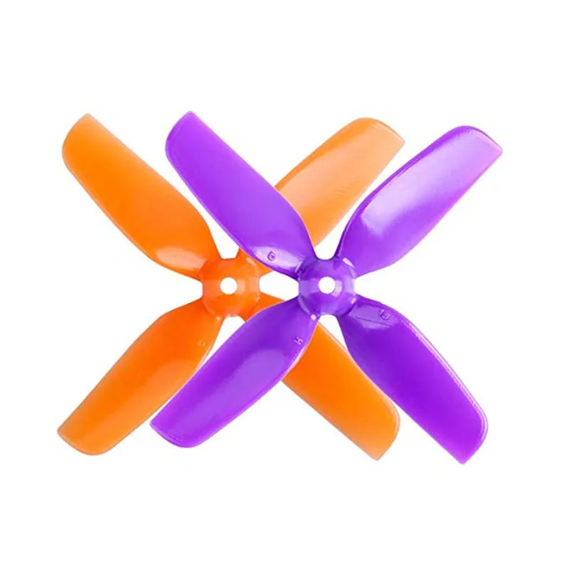 16pcs HQprop Micro Whoop Propeller 31mm 4-Blade Drone Props - 1.2x1.2 inch 0.8mm & 1.2x1.3 inch 1mm - Compatible with Tiny Whoop Drones, FPV Racing, and Indoor Flying