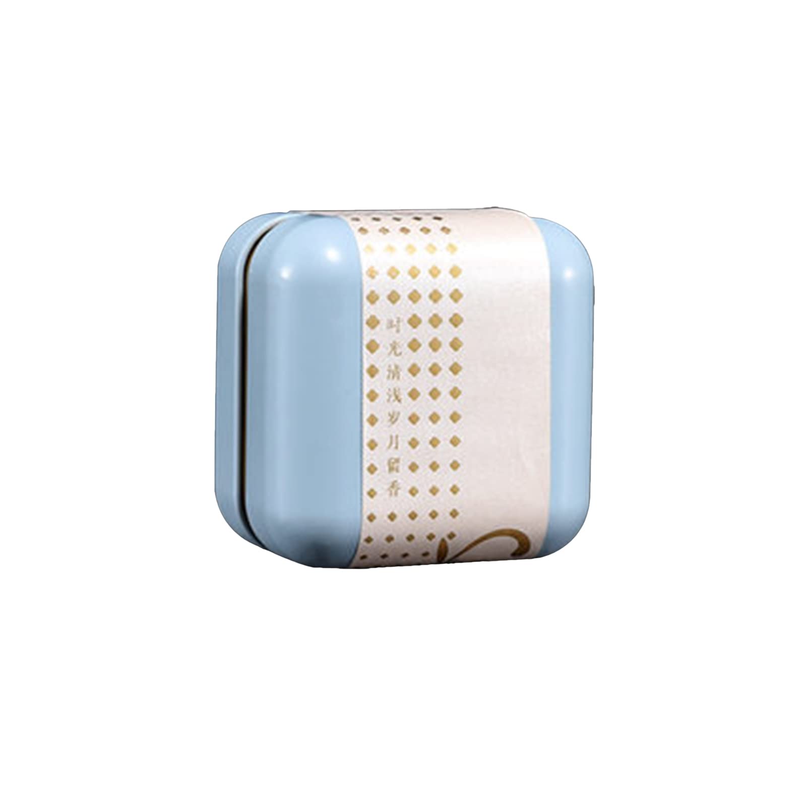 Kasituny Large Capacity Iron Storage Box with Lid - Mini Empty Tea Tin for Loose Tea, Spices & Household Organization | Perfect for Kitchen, Pantry & Home Storage Solutions