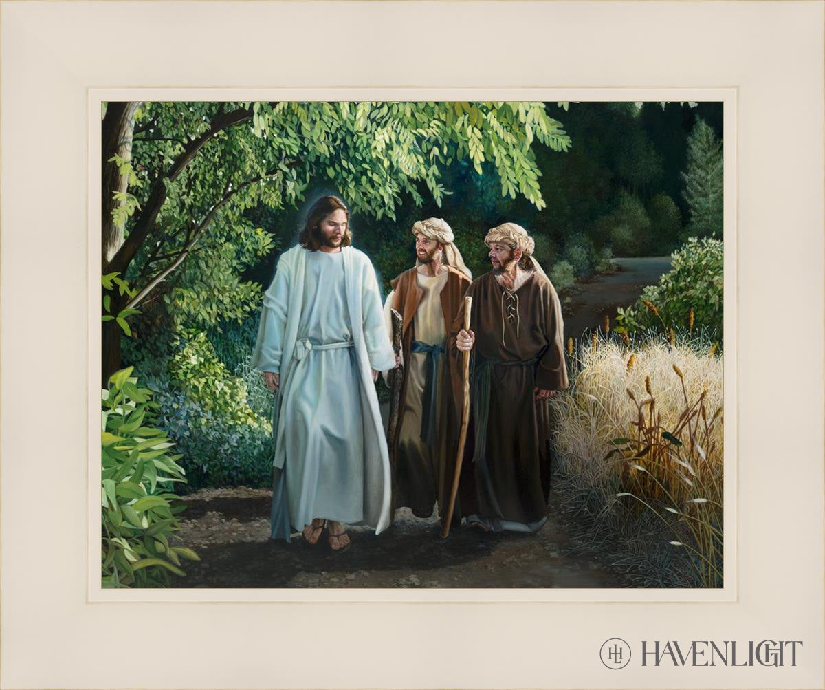 Emmaus By Liz Lemon Swindle - Inspirational Christian Wall Art for Home & Church Decor | Perfect for Living Room, Bedroom & Office