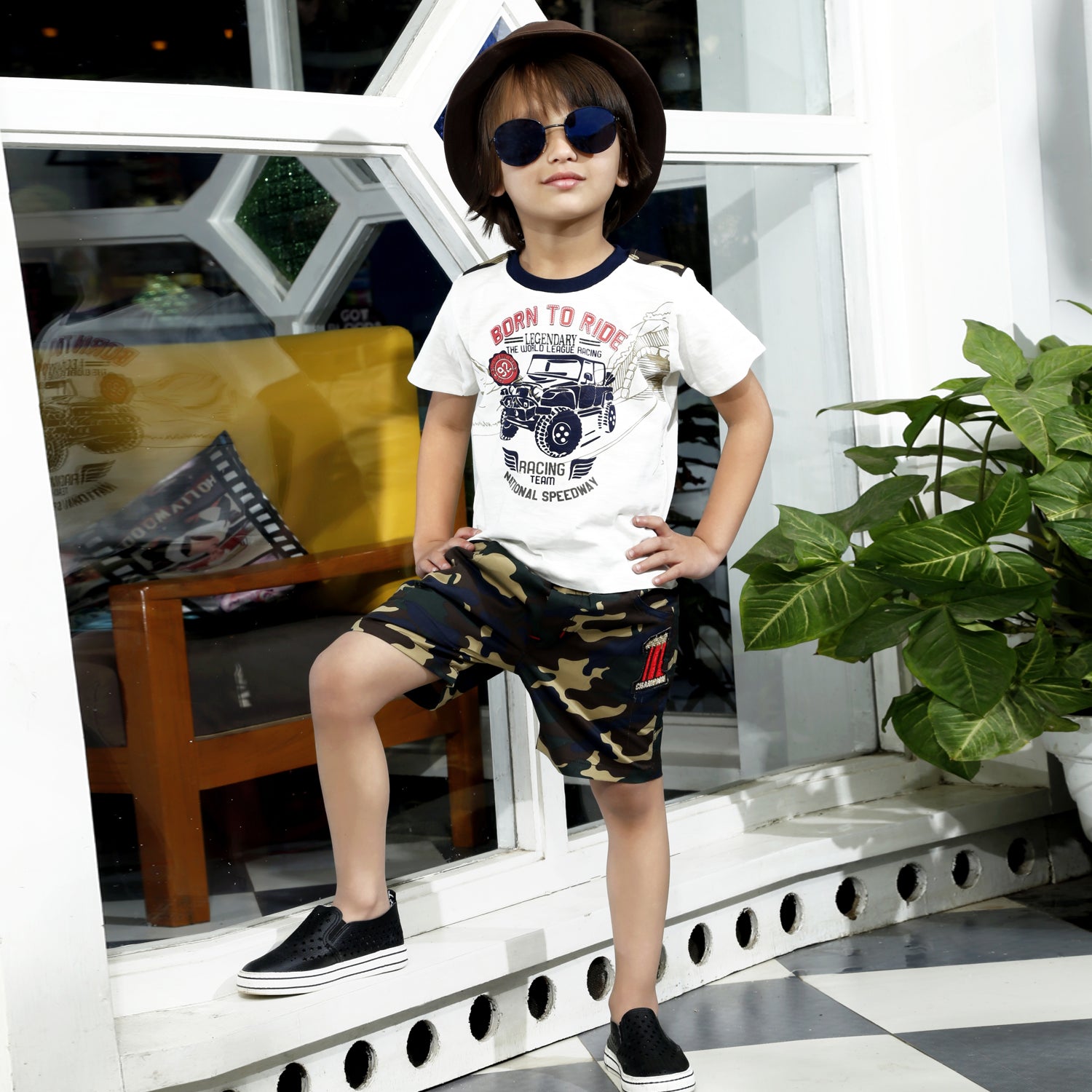 MashUp Junior Cool Camouflage Set for Kids - Trendy Camo Outfit for Boys & Girls | Perfect for Outdoor Adventures, Playdates, and School Activities