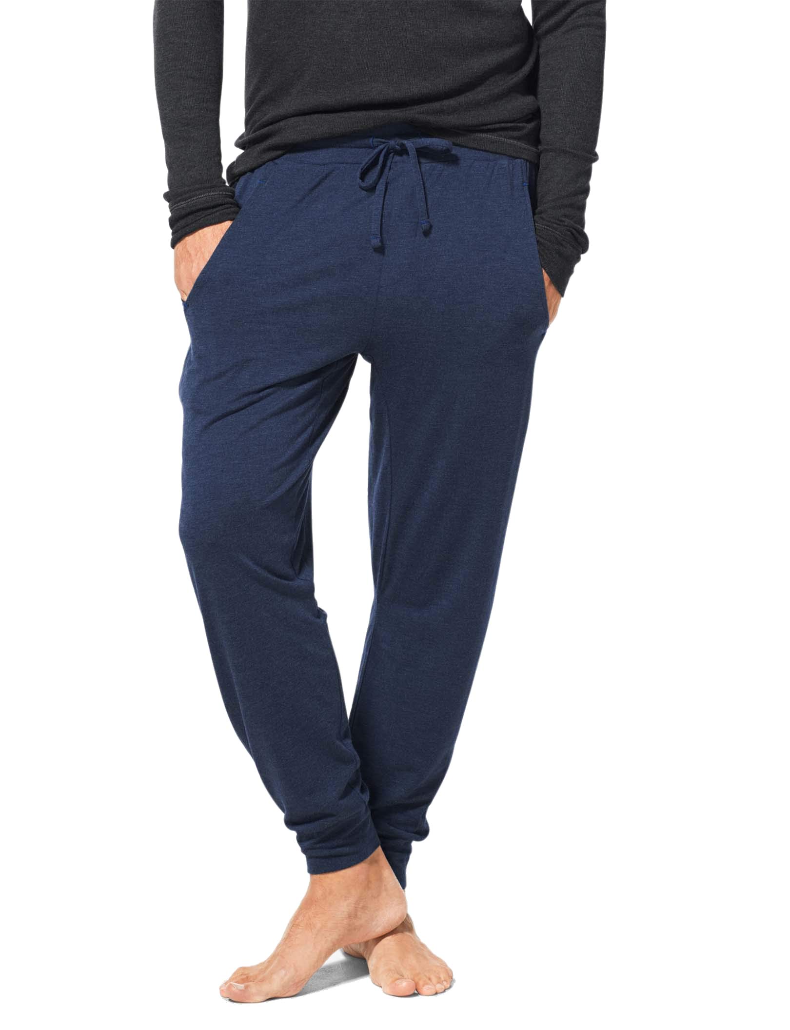 Tommy John Men's Second Skin Lounge Jogger Pants - Ultra Soft & Breathable Sleepwear Pajama Bottoms for Relaxing at Home, Lounging & Travel
