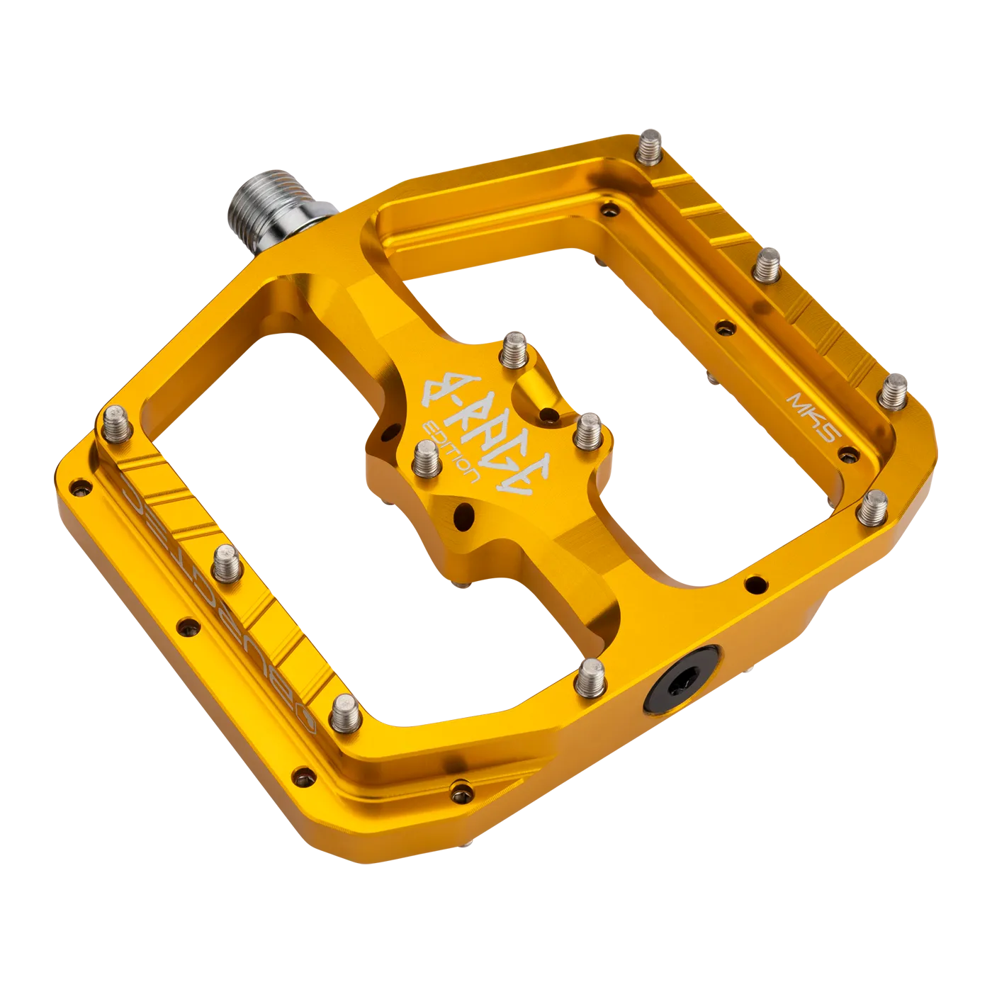 Burgtec Penthouse Flat MK5 B Rage Edition Bike Pedals - Premium MTB Pedals for Downhill & Enduro Riding