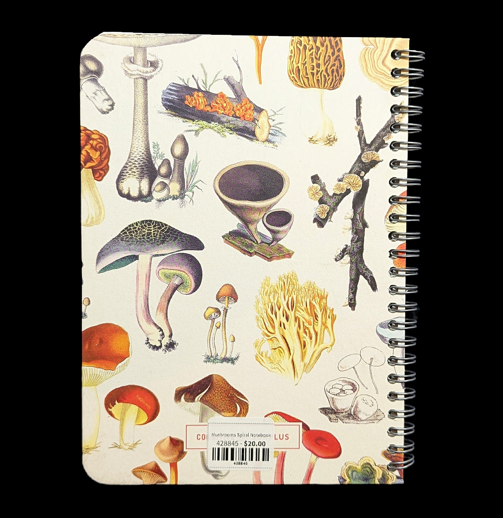 Premium Mushroom Spiral Notebook - Lined Journal for Writing, Note Taking & Sketching - Perfect for Students, Artists & Nature Lovers - Eco-Friendly Paper