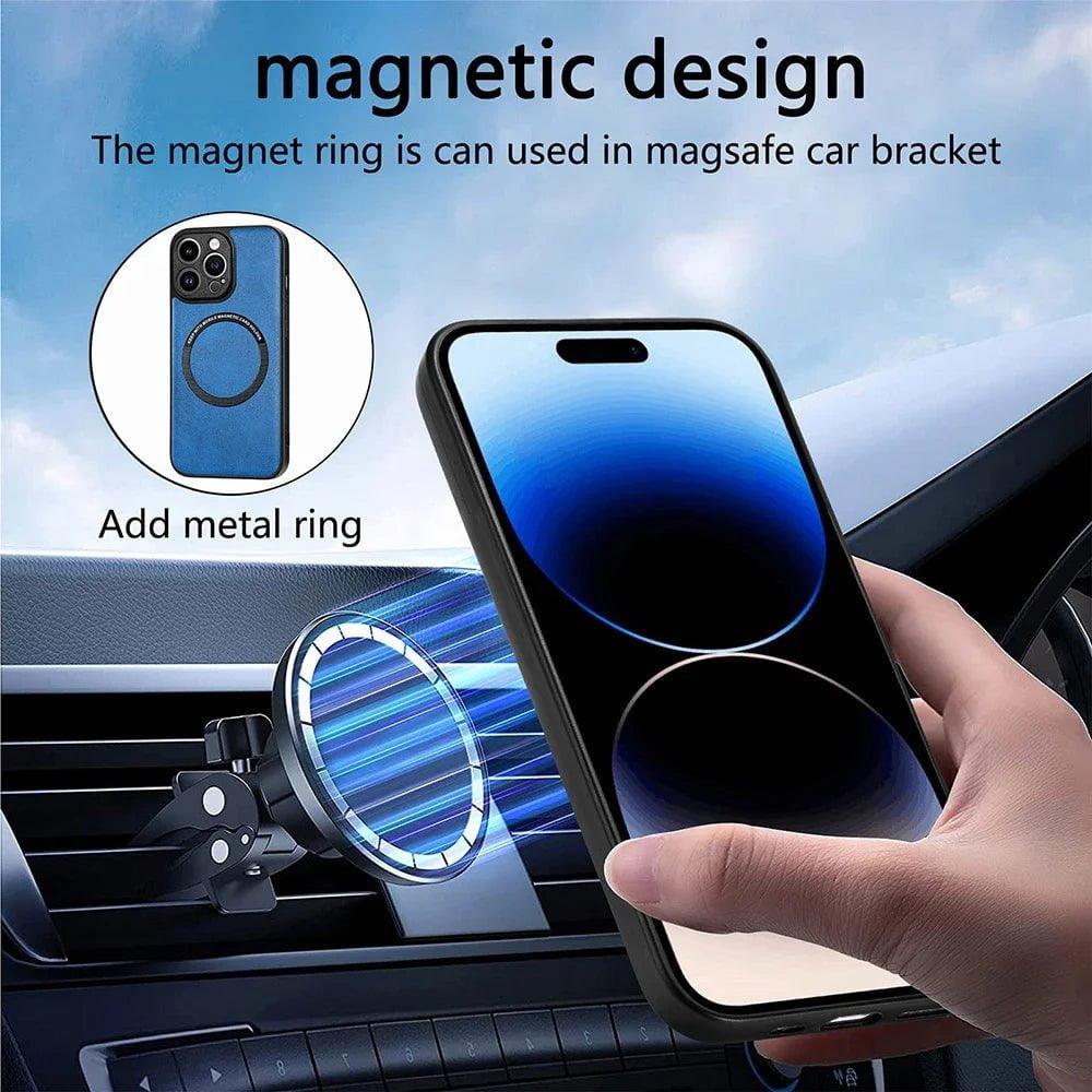 Samsung Galaxy S24 Ultra Magsafe Wireless Charging Case - Fast Charging Protective Cover for iPhone 15 Pro Max, Perfect for Travel & Daily Use