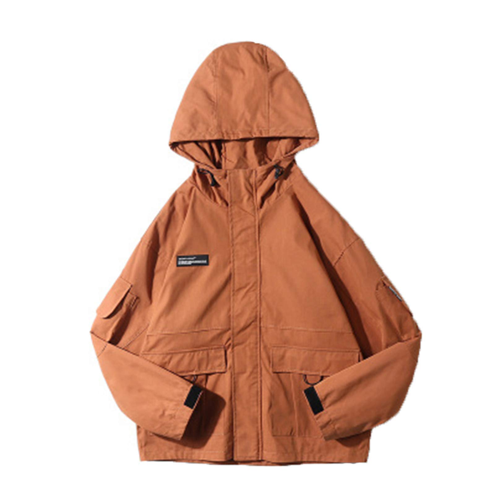 Harajuku Streetwear Cargo Jacket for Men - Spring Fashion Loose Tactical Coat Windbreaker | Urban Outdoor Wear & Casual Street Style