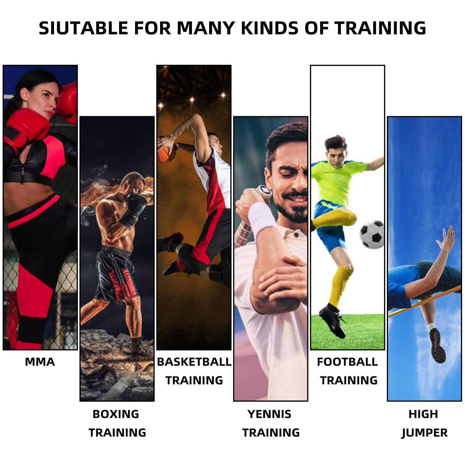 Boxing Resistance Bands - Full Body Workout Equipment for Strength & Agility Training | MMA, Volleyball, Basketball & Football Training Gear | Perfect for Home Gym, Sports Conditioning & Combat Fitness