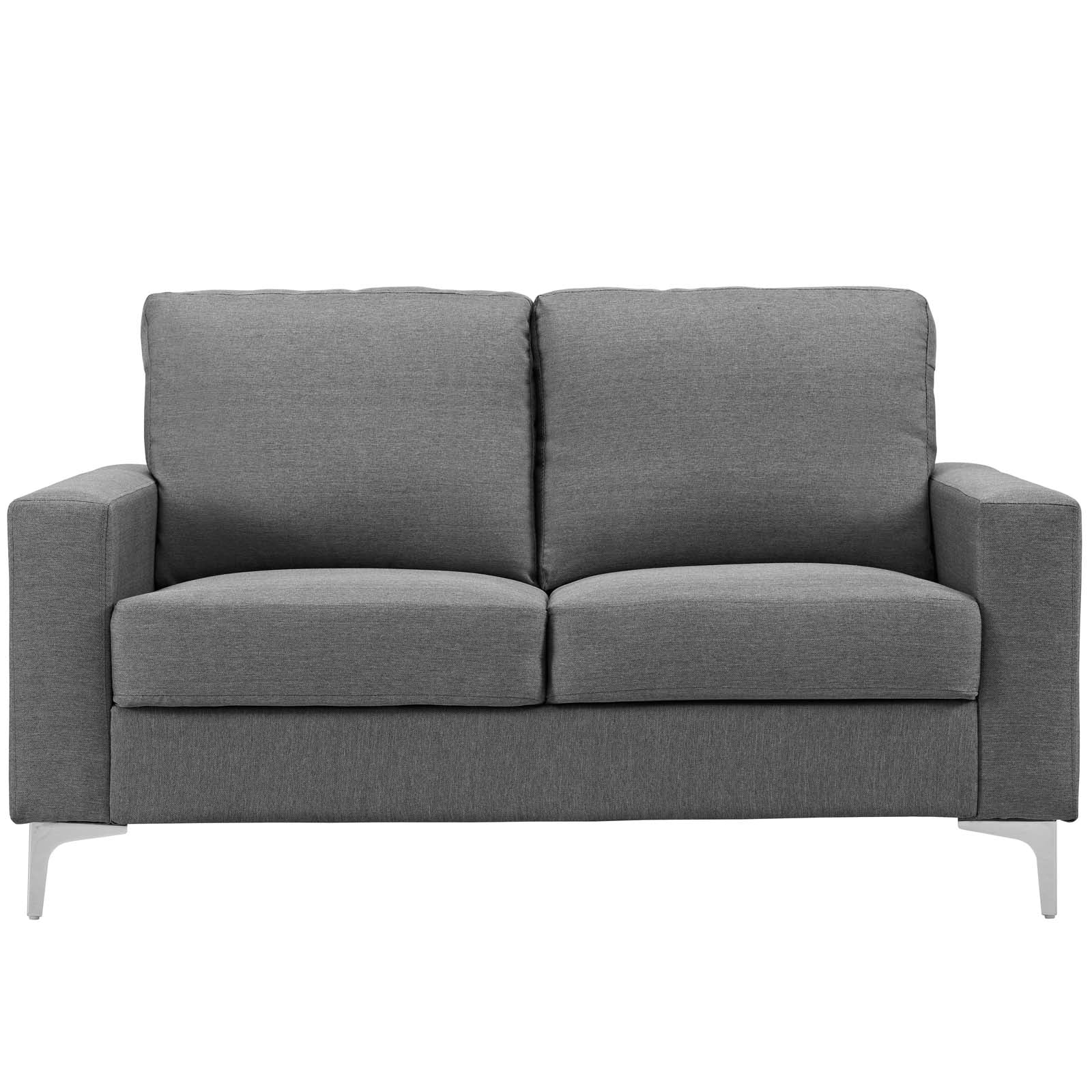 Allure Upholstered Sofa - Modern Comfortable Fabric Couch for Living Room, Bedroom & Office - Perfect for Relaxing, Entertaining & Small Spaces