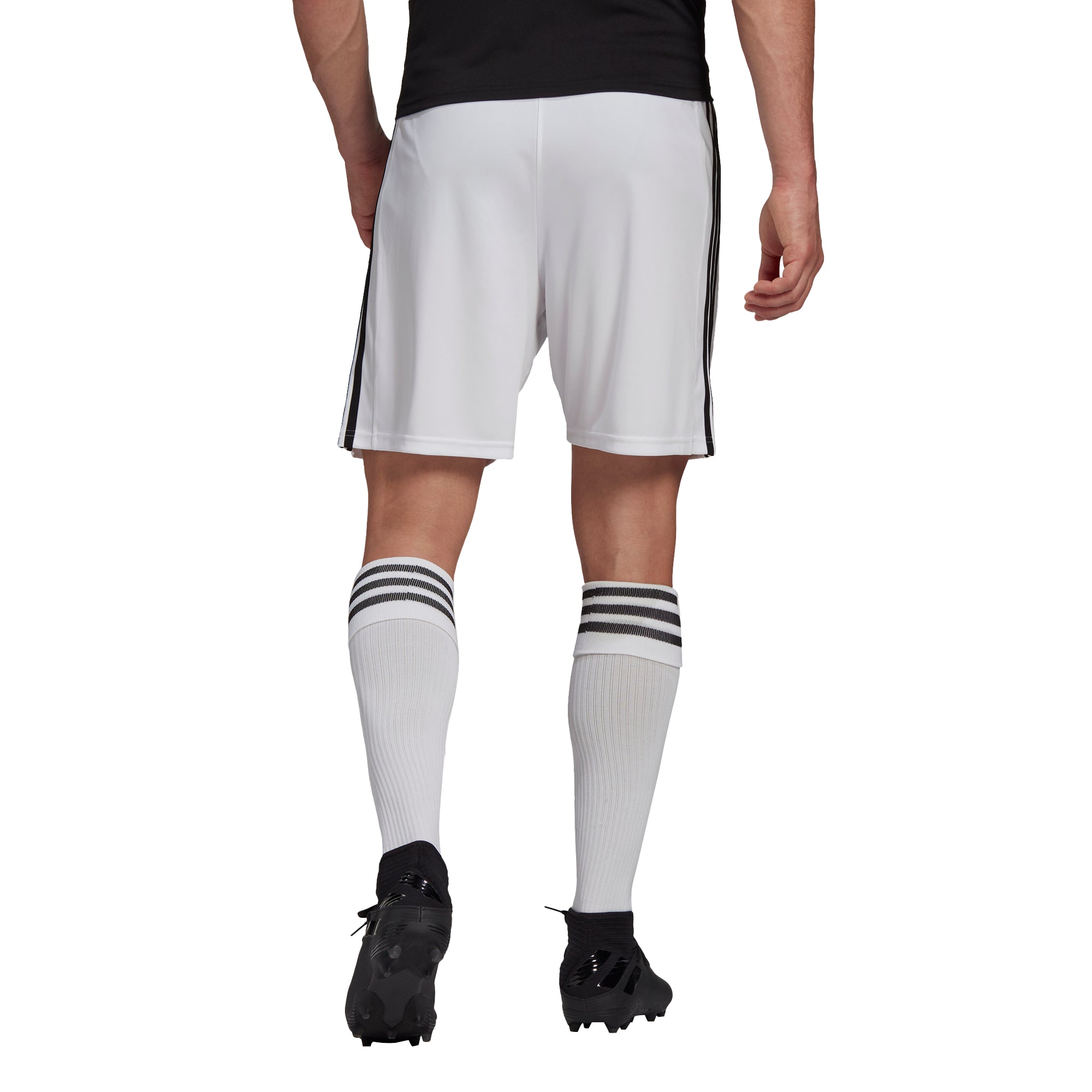 Adidas Youth Squadra 21 Athletic Shorts for Boys - White Sports Shorts for Running, Basketball & Gym Workouts
