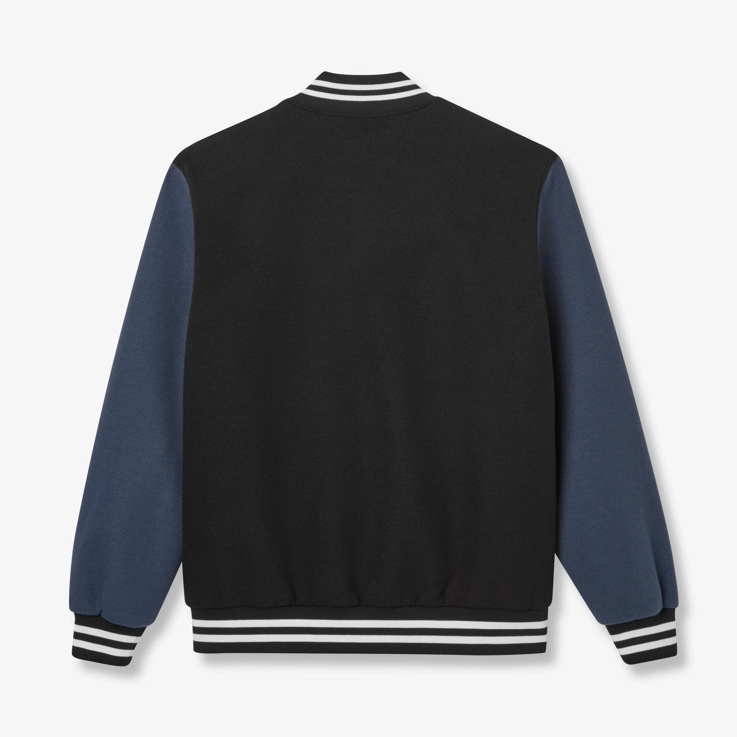 Lincoln Varsity Jacket for Men - Classic Black Baseball Letterman Jacket with Ribbed Collar & Cuffs | Perfect for School, Sports & Casual Outfits