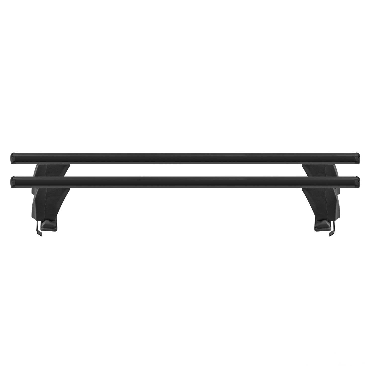 OMAC Black Aluminum Roof Rack Cross Bars (2-Pack) for Ford EcoSport 2018-2022 - Anti-Theft Design for Kayak, Canoe, Surfboard, Ski, Snowboard & Camping Gear - Perfect for Outdoor Adventures & Road Trips
