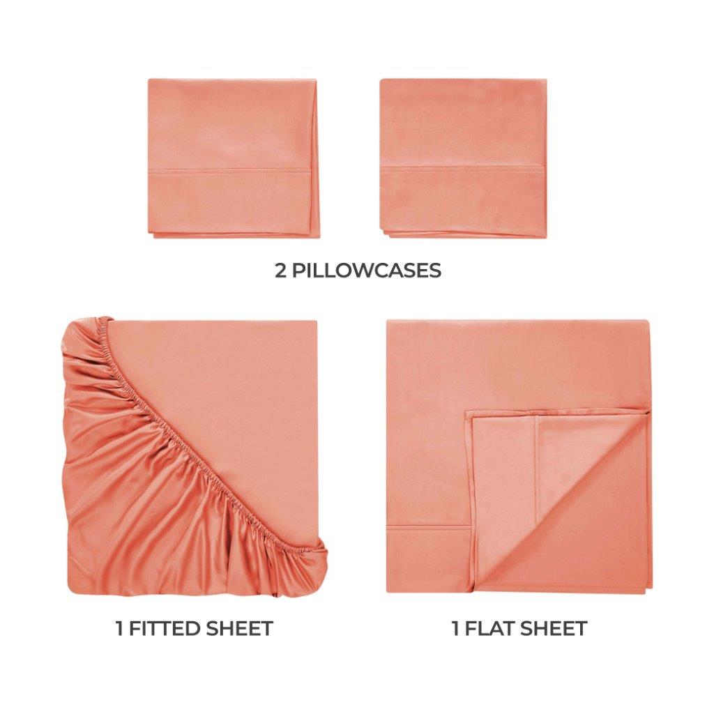 Premium 300 Thread Count Modal Deep Pocket Sheet Set - Soft & Breathable Bedding for Ultimate Comfort - Perfect for Master Bedroom, Guest Room, or Vacation Home