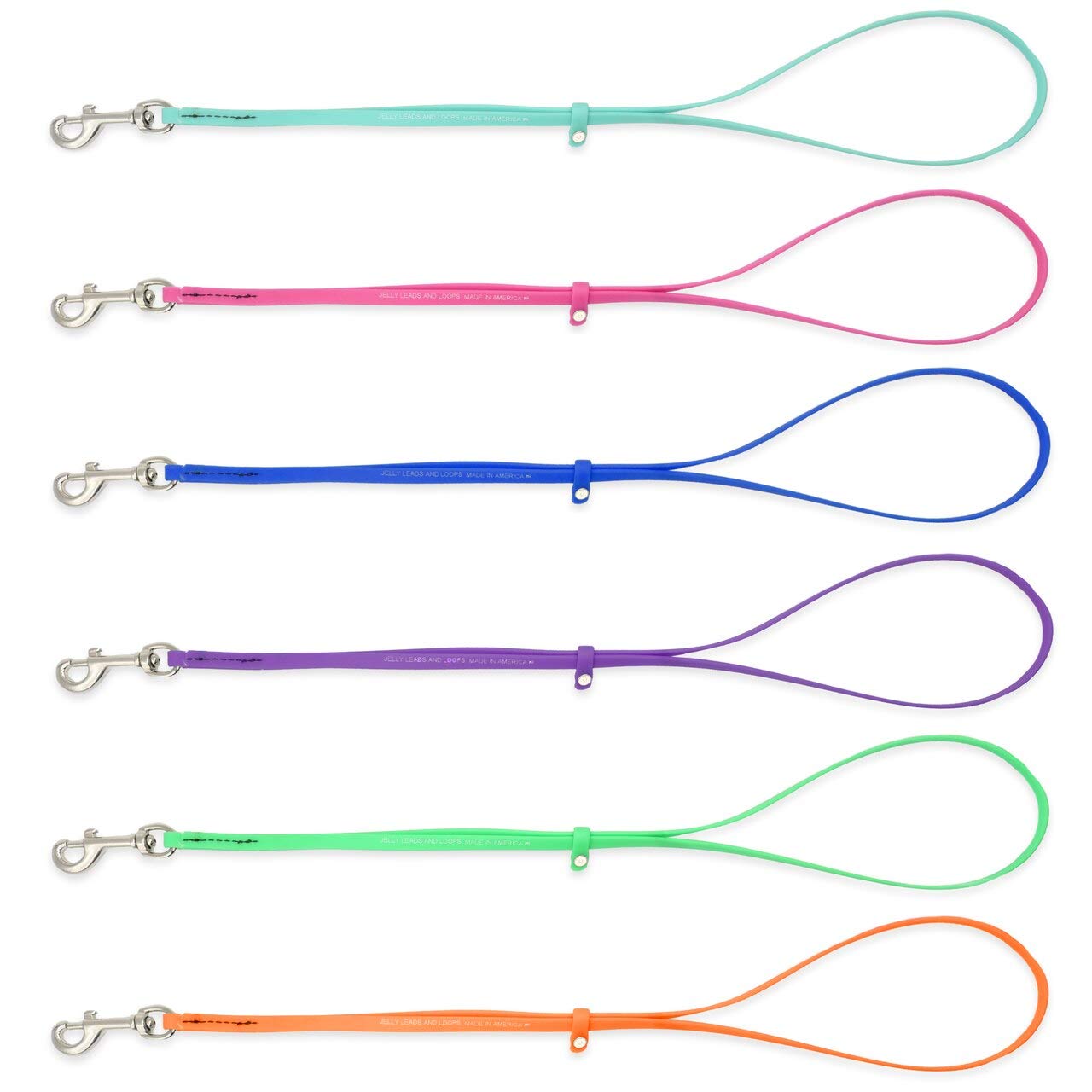 Premium Jelly Pet Grooming Loop for Dogs - 6 Pack | Heavy Duty Noose for Grooming Tables & Tubs | Waterproof, Easy Clean & Stronger Than Leather | USA Made | Perfect for Professional Groomers & Home Pet Care