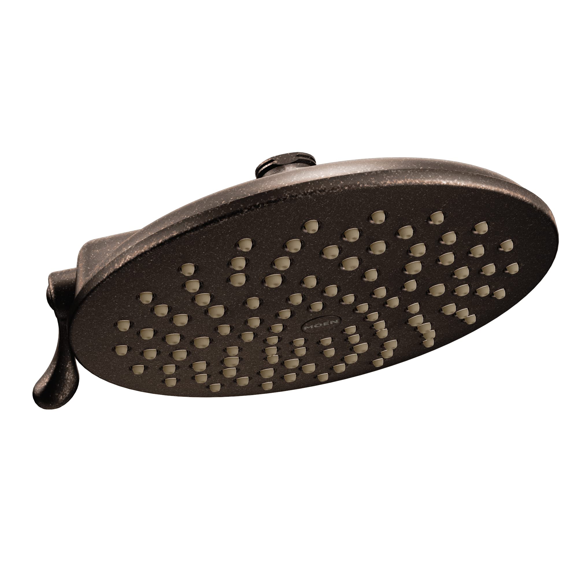 Moen S6320EPORB 8-Inch Oil Rubbed Bronze Rain Shower Head - 2-Function Eco-Performance with Immersion Technology for Luxurious Water Flow | Perfect for Spa-Like Bathroom Experience & Water Conservation