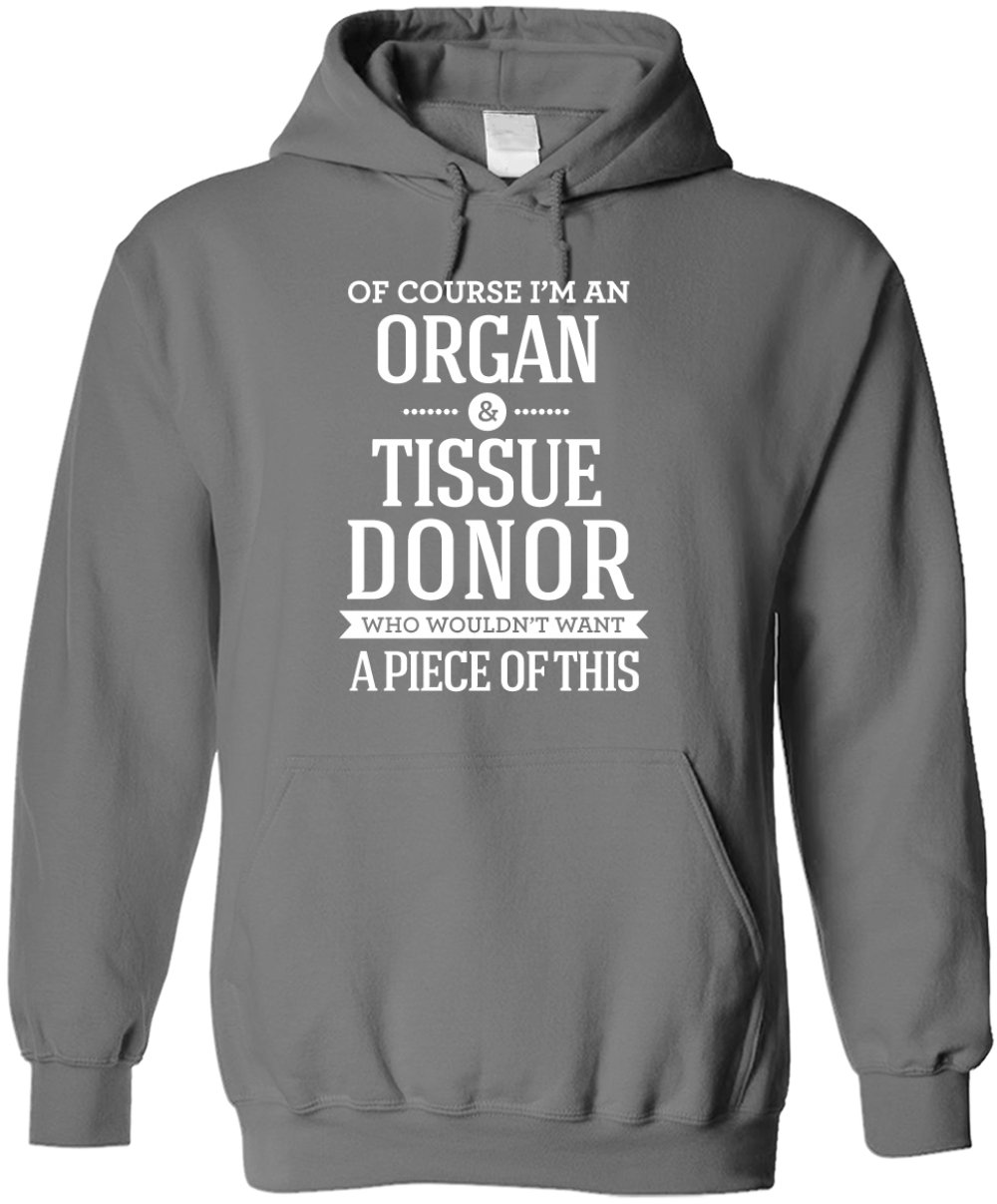 Bad Bananas Organ & Tissue Donor Funny Unisex Hoodie - Soft Cotton Pullover Sweatshirt for Men & Women - Perfect for Halloween Costumes, Medical Humor Gifts & Casual Wear