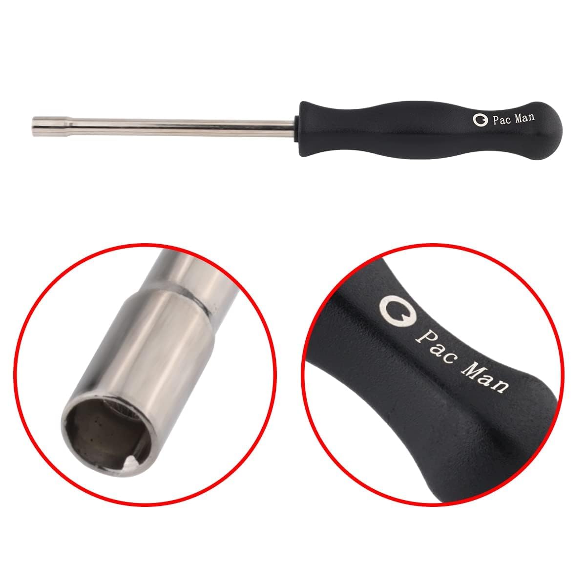 Pac-Man Style Carburetor Adjustment Tool 308535003 - Carb Screwdriver for 2-Cycle Homelite, Ryobi & Poulan Blowers & Trimmers - Perfect for Small Engine Maintenance & Repair (Lawn Care, Landscaping, Gardening)