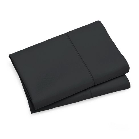 Premium 1000TC Ultra Soft King Size Pillowcase Set (2-Pack) - Black - Luxury Bedding for Hotels & Home Decor