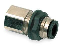 Female Bulkhead Connector 1/4In OD - Pack of 10 - Waterproof Electrical Connectors for Marine, Automotive & Industrial Wiring Applications