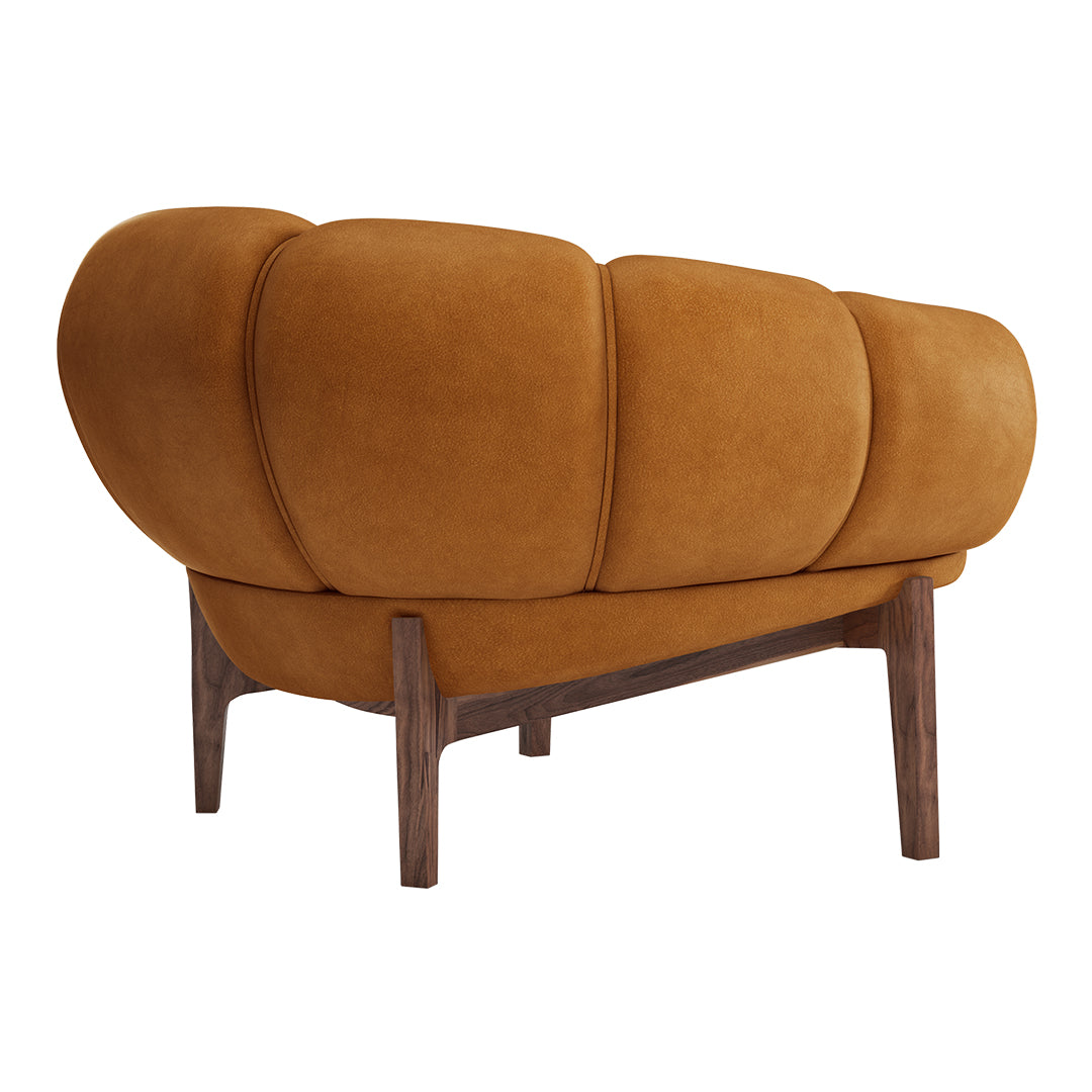 Modern Croissant Lounge Chair - Comfortable Crescent-Shaped Accent Chair for Living Room, Bedroom, or Office - Perfect for Relaxing, Reading, and Napping