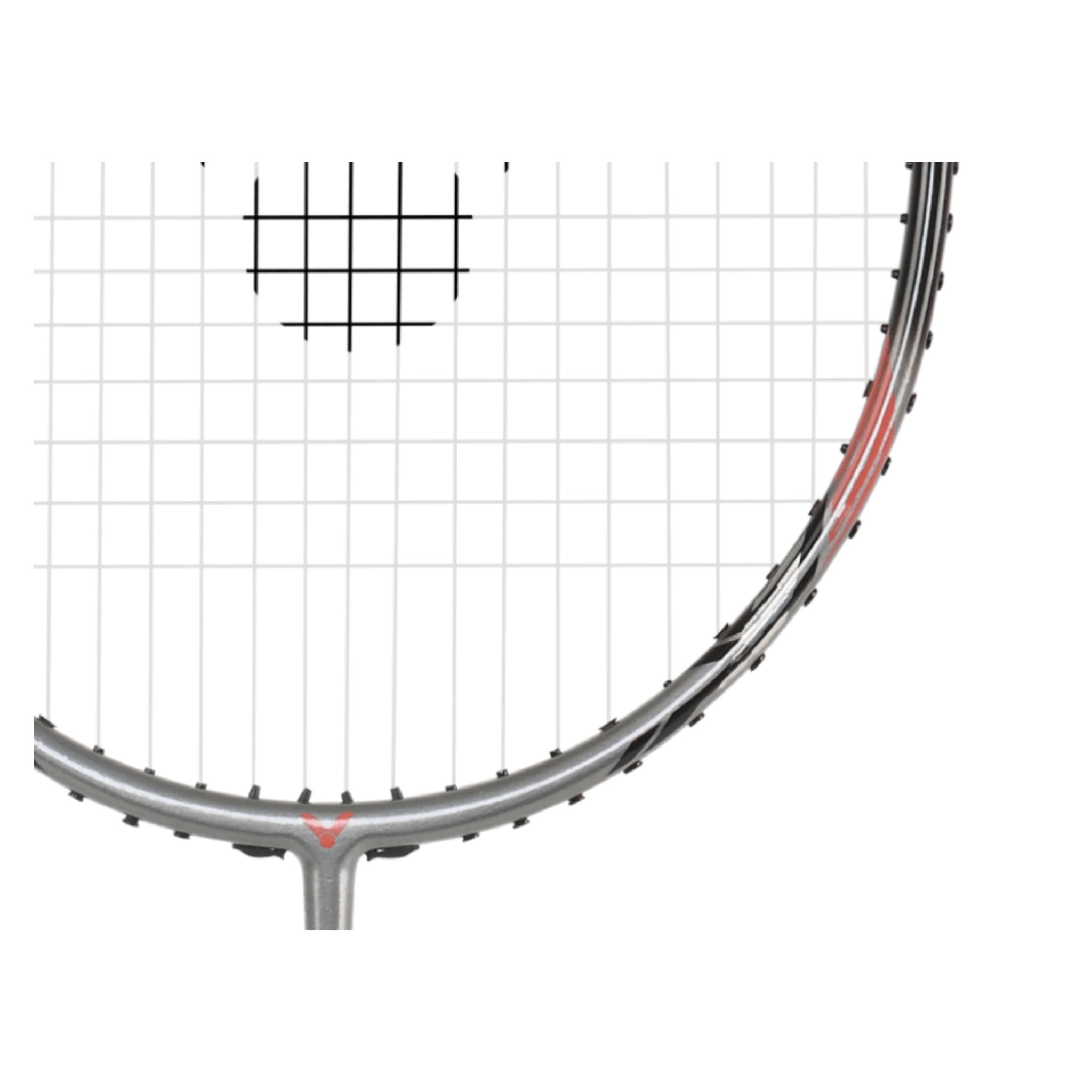 Victor Thruster K 15II H Unstrung Badminton Racket - High Performance Carbon Fiber Shuttlecock Racquet for Professional Players | Perfect for Training & Competitive Matches [Dark Gray] TK 15II H