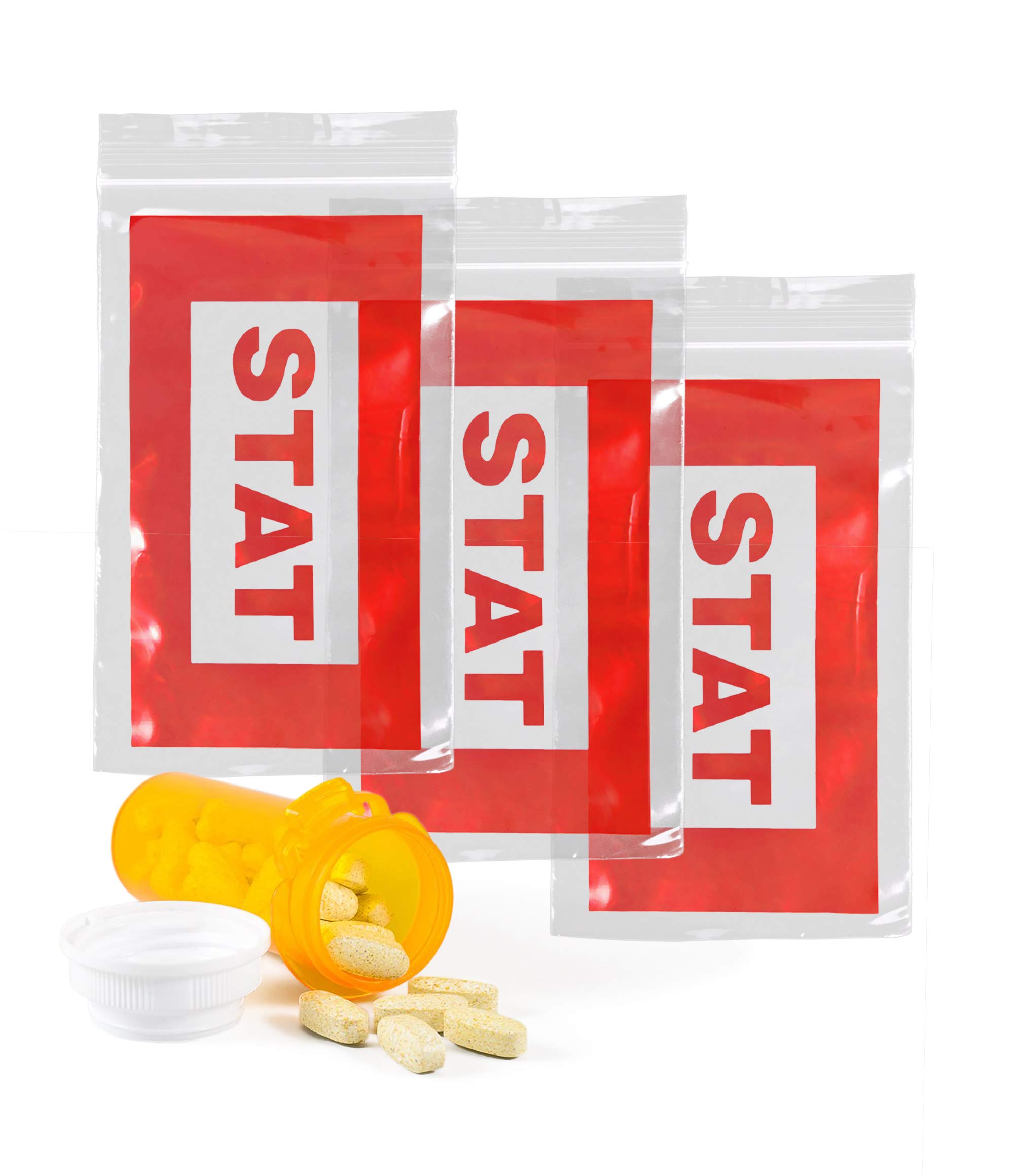 1000 Pack 5x8 Inch Clear Medical Zipper Bags - 2 Mil Thick Printed Polyethylene Plastic Specimen Bags | Hospital, Clinic & Operating Room Supplies | Ideal for Lab Samples, Pharmacy Storage & First Aid Organization | Perfect for Emergency Kits, Disaster Preparedness & Medical Transport | Great for Organizing Medications, Storing Test Samples & Emergency Response Scenarios