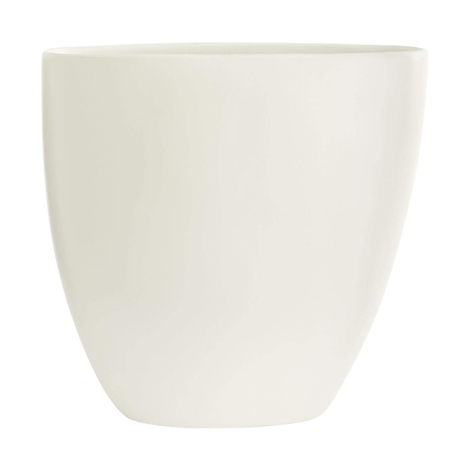 ASHLUXE Mario Ceramic Table Vase for Home Decor - Indoor & Outdoor Flower Pot with Drainage Hole - Perfect for Living Room, Patio, Garden Centerpiece