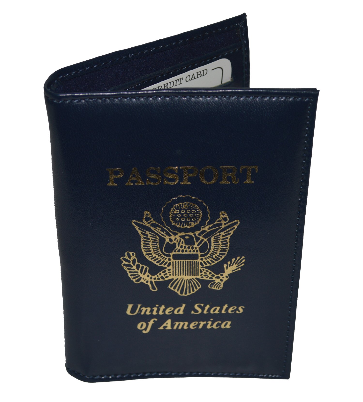 Premium RFID Blocking Passport Holder - Travel Wallet Case for ID & Credit Cards (Blue) - Perfect for International Travel, Vacations & Business Trips