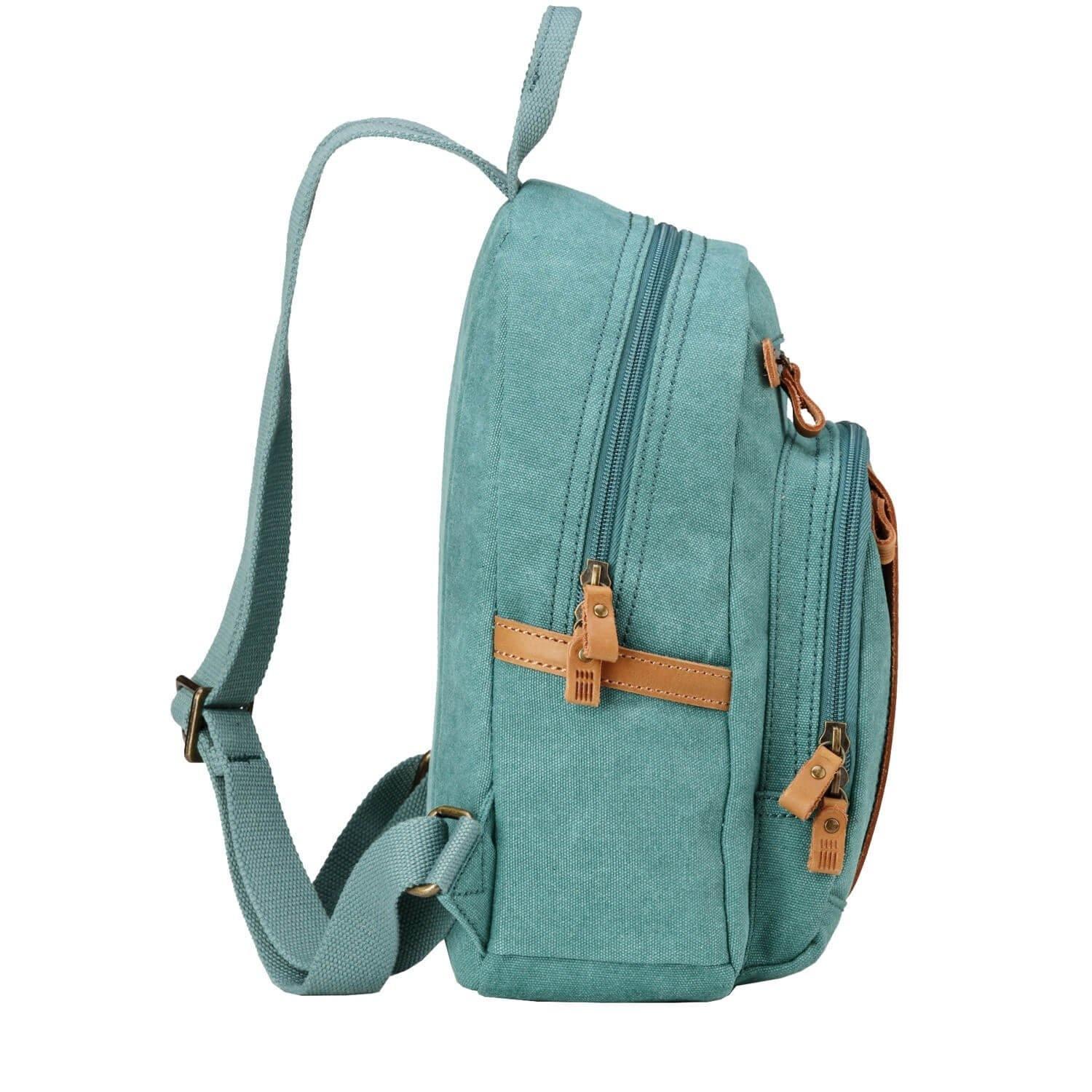 TRP0255 Troop London Classic Canvas Backpack Small - Durable School & Travel Backpack for Men & Women - Perfect for College, Commuting & Outdoor Adventures
