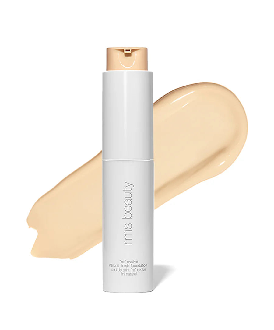 ReEvolve Natural Finish Foundation - Vegan, Cruelty-Free & Lightweight for Flawless Coverage | Perfect for Daily Wear & Special Occasions