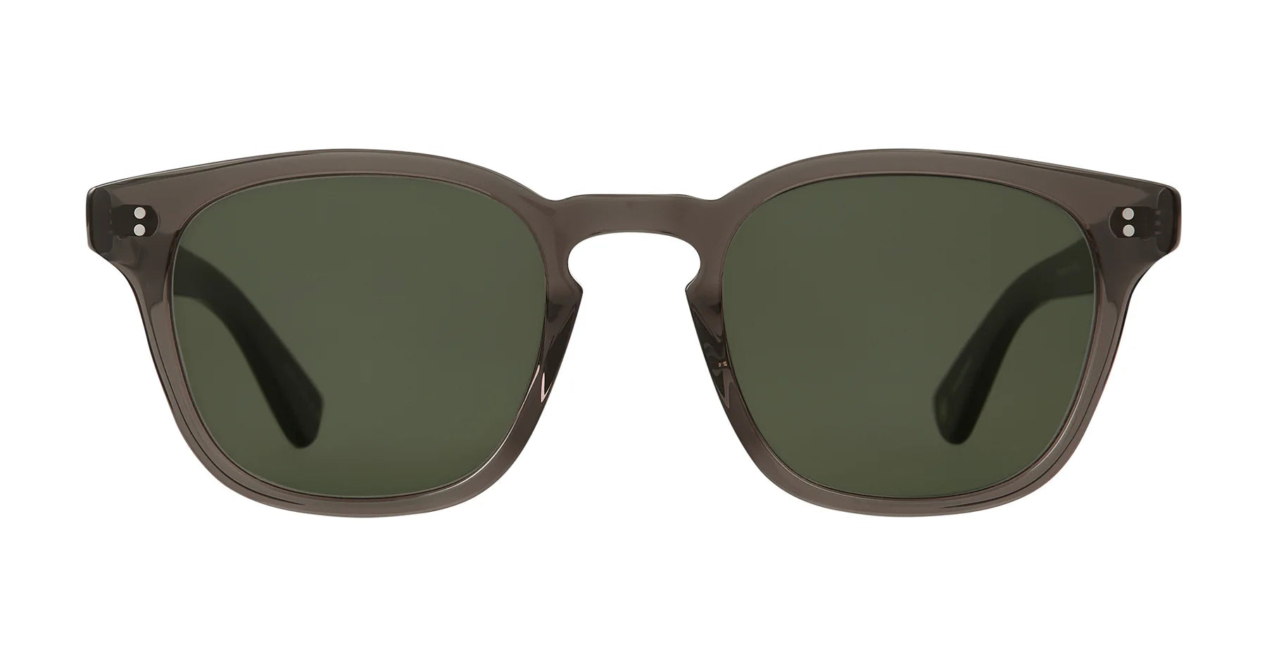 Garrett Leight Ace II 2147 Black Sunglasses for Men - Classic Retro Style UV Protection Eyewear - Perfect for Driving, Travel & Outdoor Activities