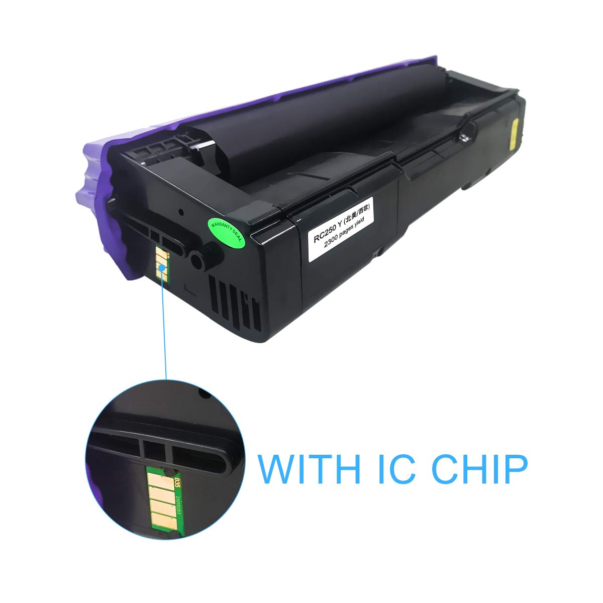 VICTORSTAR Compatible Toner for Ricoh SP C250 C260 C261 - High Yield 2300 Pages - Office & Home Printing
