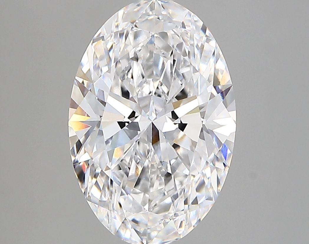 2.94 Carat Oval Lab-Grown Diamond | D Color VVS2 Clarity | Engagement Ring, Wedding Jewelry, Anniversary Gift