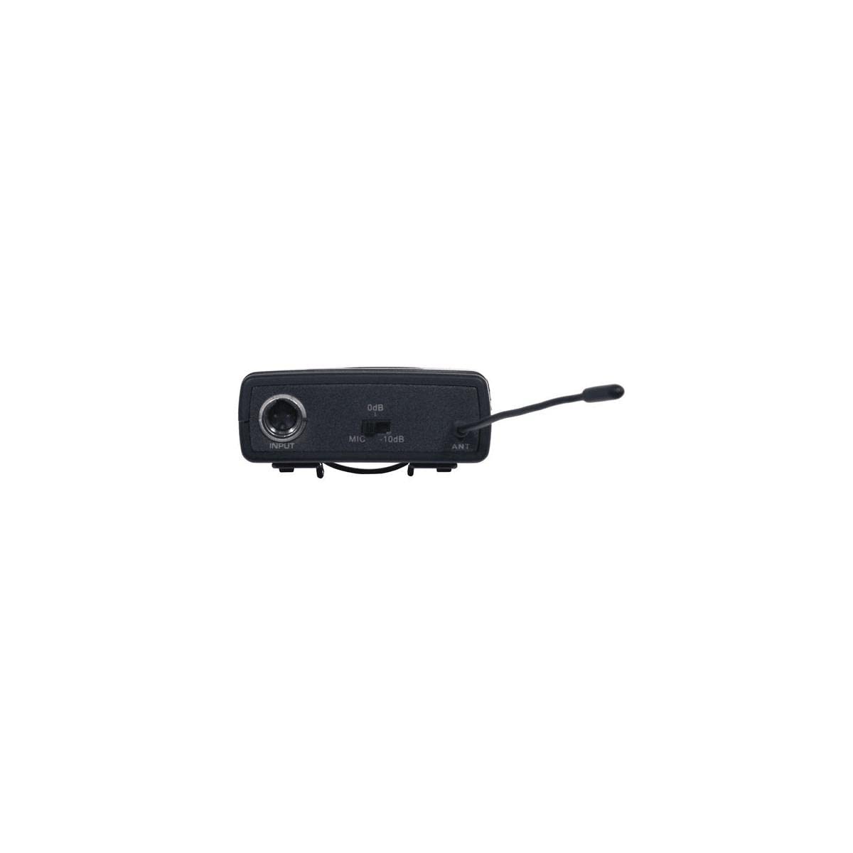 Galaxy Audio DHX Wireless Headset Microphone System with DHXR Receiver & MBP77 Bodypack Transmitter (584-607MHz) - Perfect for Live Performances, Public Speaking, and Broadcasting