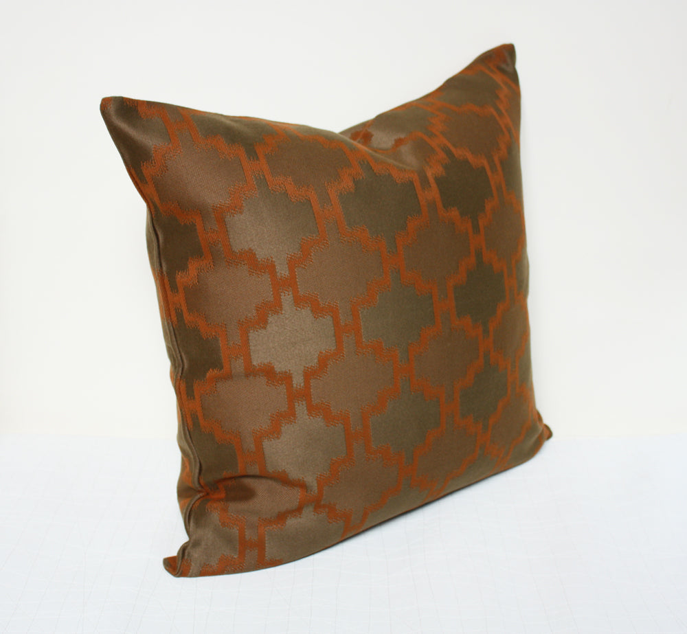 Swavelle Mill Creek Brown Decorative Throw Pillow Cover - Soft & Stylish Home Decor for Living Room, Bedroom, or Sofa