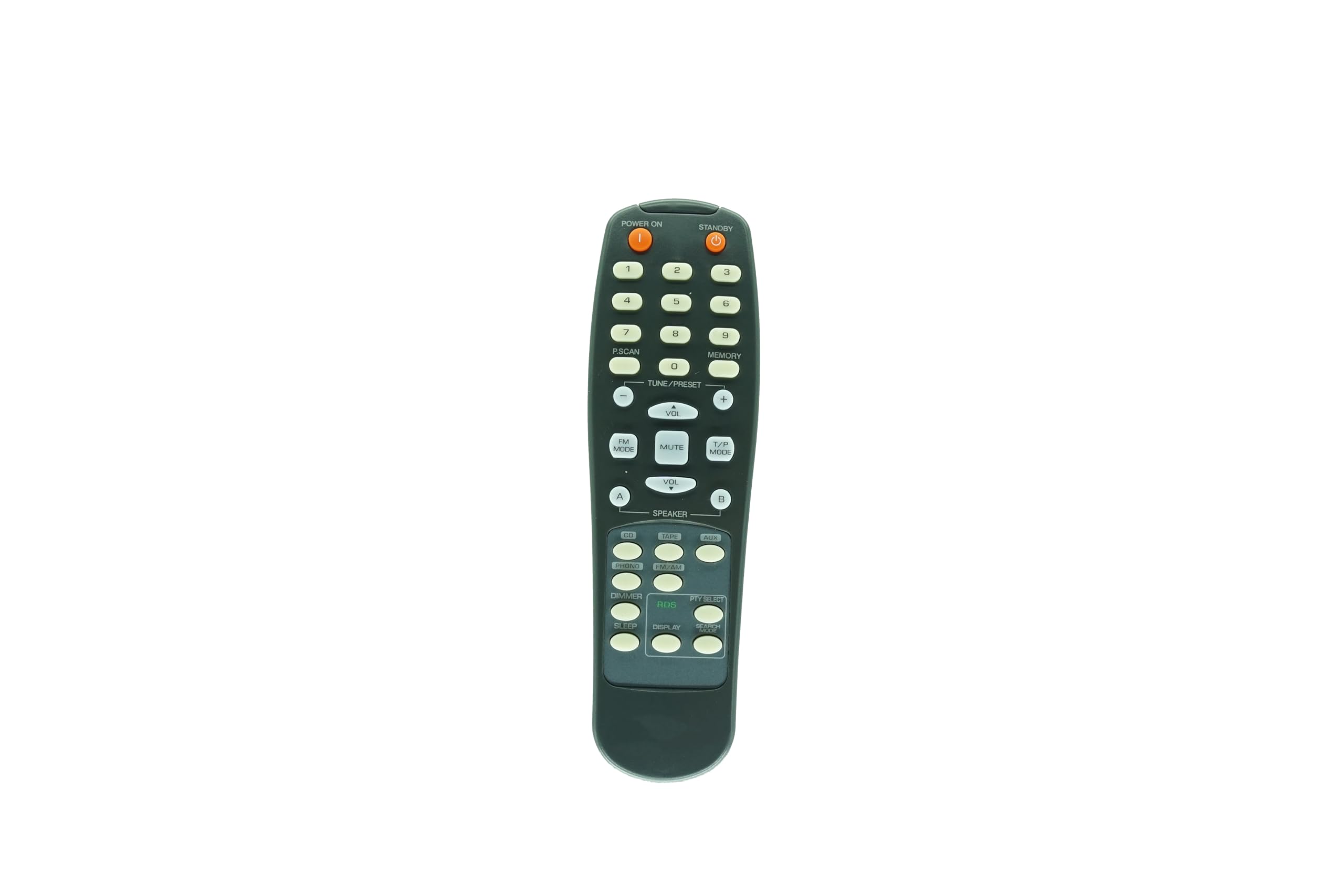 HCDZ Replacement Remote Control for Sherwood RC-107 RC-109 RX-4109 RC-4109B Audio Video AV Receiver - Compatible with Sherwood Amplifiers & Home Theater Systems - Perfect for Living Room Entertainment Setup