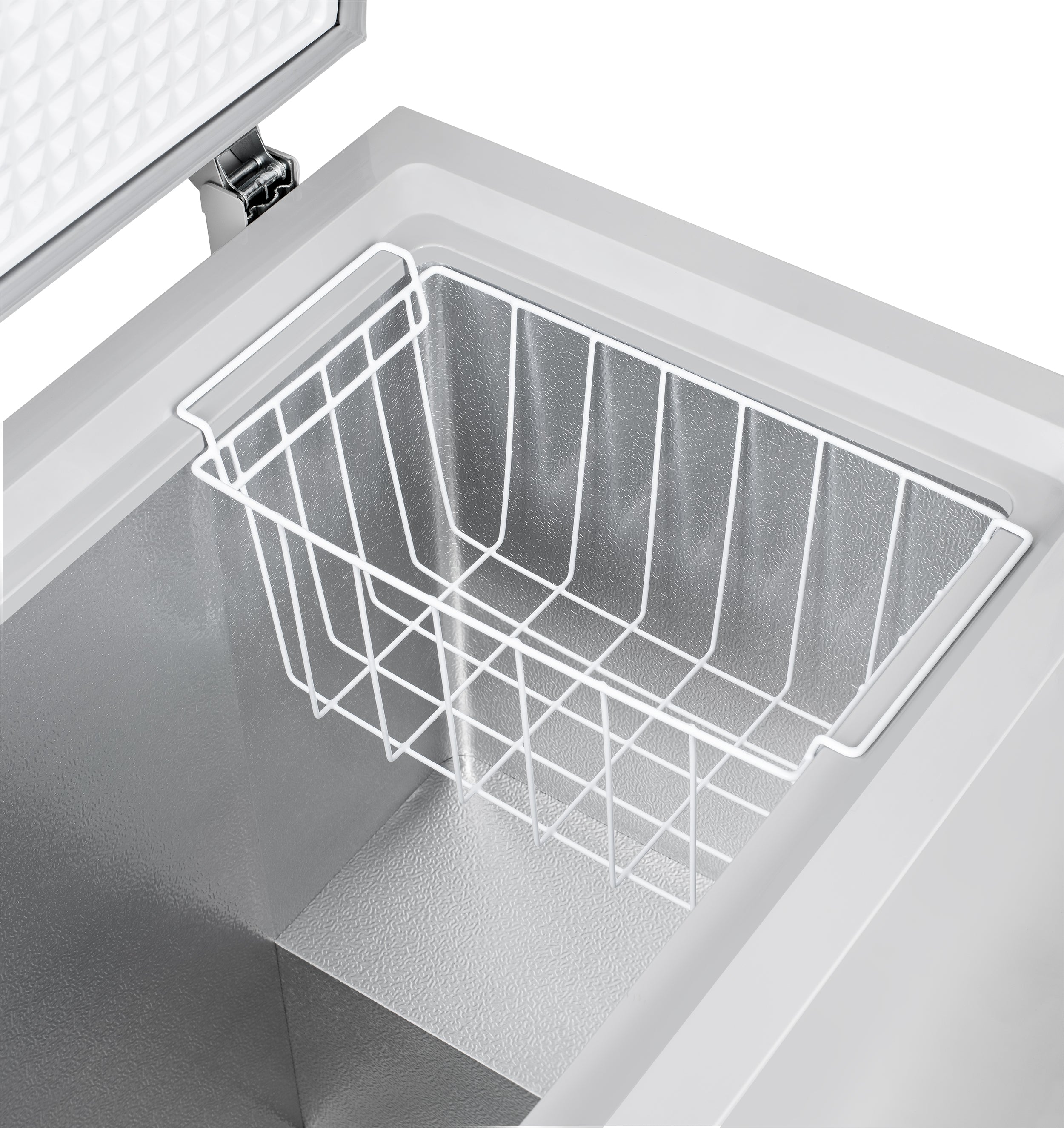Newair® 6.7 Cu. Ft. Compact Chest Freezer - Energy Efficient, Ultra Quiet Deep Freezer for Home, Garage, or Basement - Cool Gray (Perfect for Meal Prep, Bulk Food Storage & Beverage Cooling)