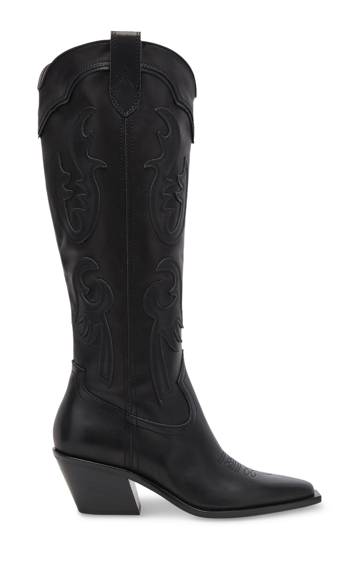 Dolce Vita Samsin Women's Black Cowboy Boots - Western Style Ankle Booties for Country Music Festivals & Rodeo Events