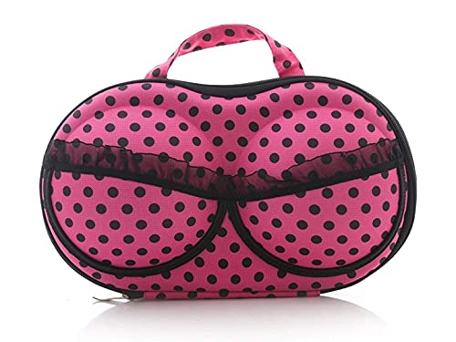 ULX Travel Makeup Organizer Bag - Portable Cosmetic Case & Toiletry Storage Kit with Hook for Women | Perfect for Airplane Carry-On, Gym Essentials & Home Organization (Includes Bra Storage Pouch)