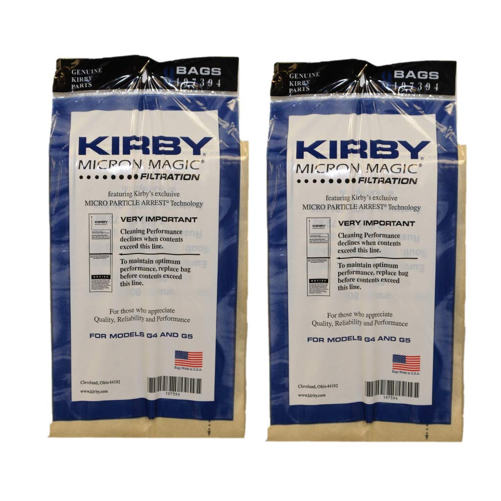 Genuine Kirby Micron Magic Vacuum Bags - 18 Pack | Premium Replacement Bags for Kirby Vacuums | Perfect for Pet Hair, Allergies & Deep Cleaning
